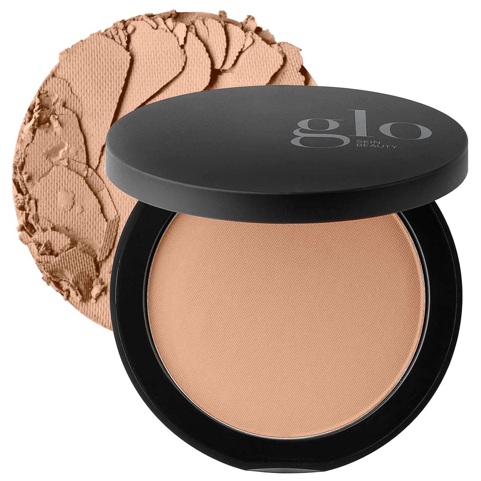 Pressed Base Powder Foundation, Natural Dark – Buildable Sheer to Full Coverage, Long Wear Face Powder Compact, Pressed Powder Makeup for Smooth, Semi-Matte Finish