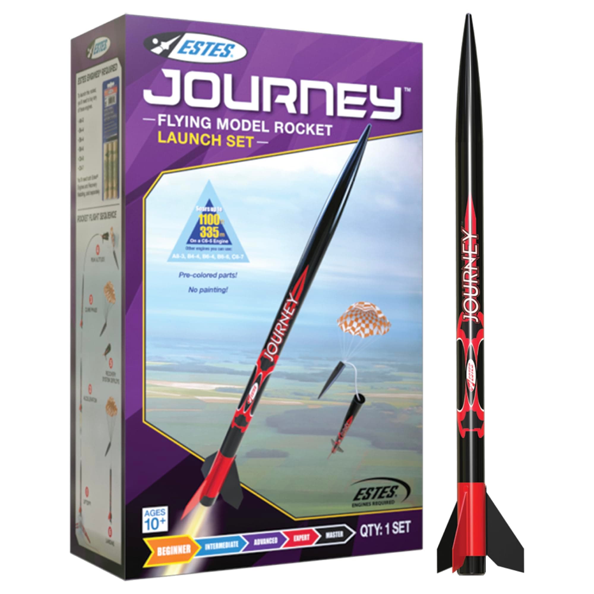 ESTES 1441 Journey Launch Set E2X Easy-to-Assemble
