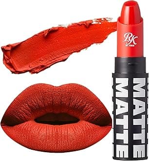 Lipstick, Matte Finish, Long-Lasting, Highly Pigmented, Smooth Apply, Full Coverage Lip Color Makeup (Extreme Coral)