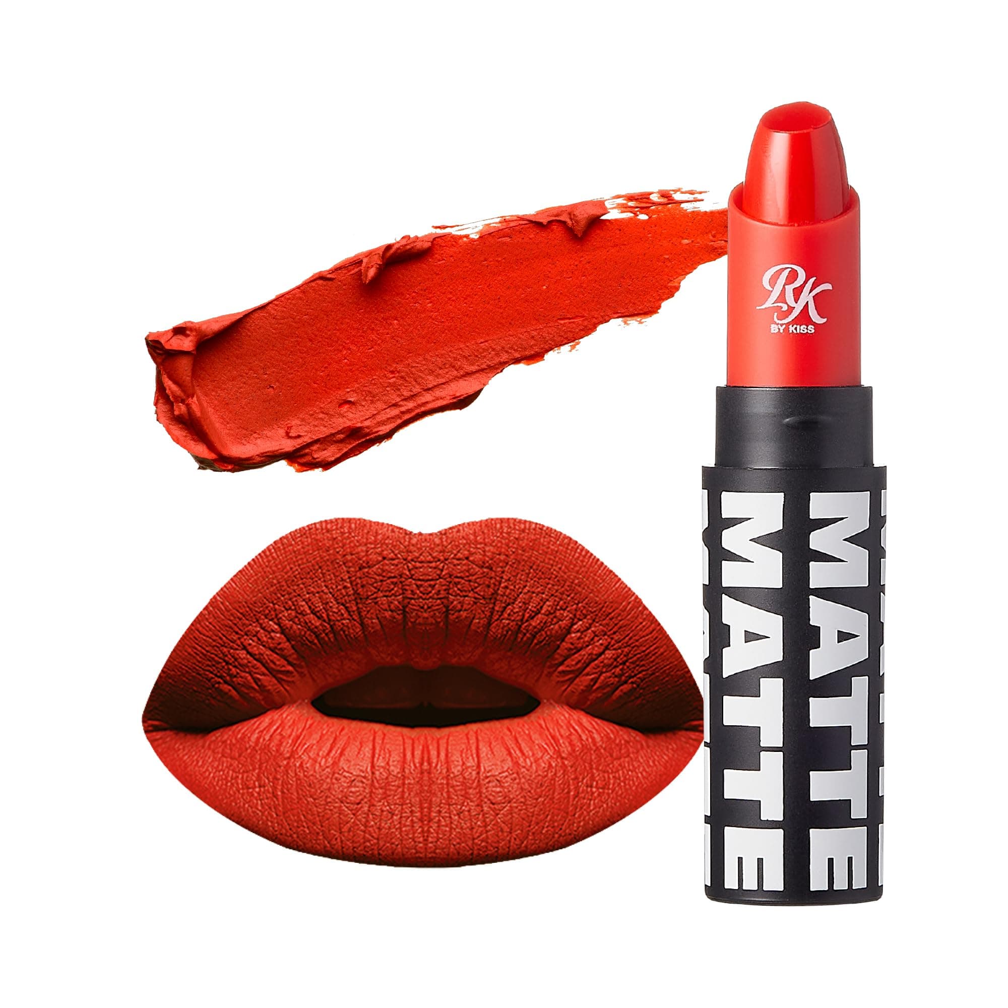 Lipstick, Matte Finish, Long-Lasting, Highly Pigmented, Smooth Apply, Full Coverage Lip Color Makeup (Extreme Coral)