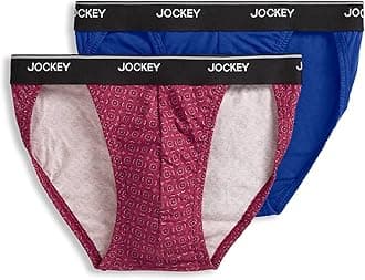 Jockey Men's Underwear Elance String Bikini - 2 Pack