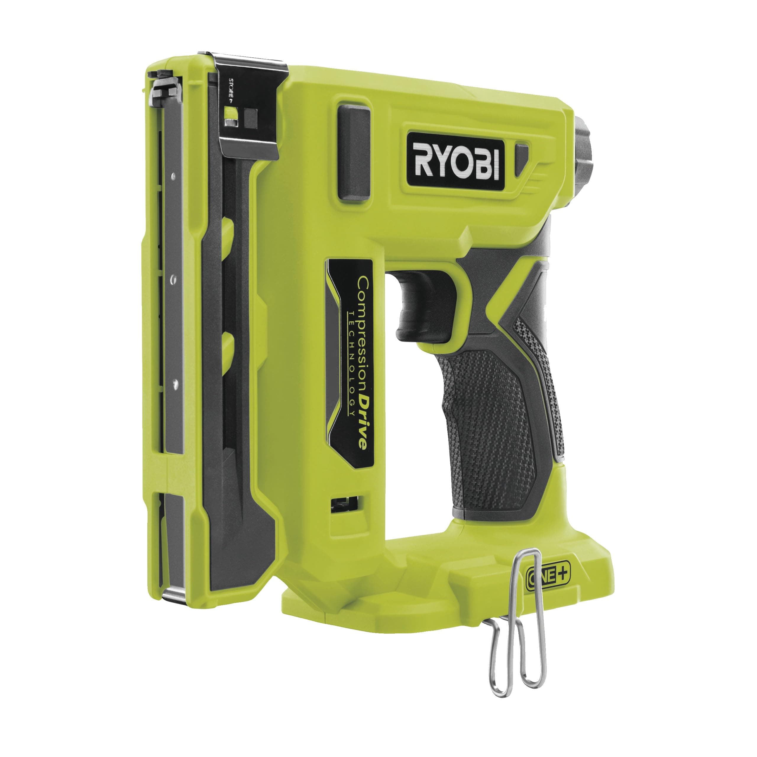 Ryobi 18-Volt ONE+ Cordless Compression Drive 3/8 in. Crown Stapler (Tool Only) P317