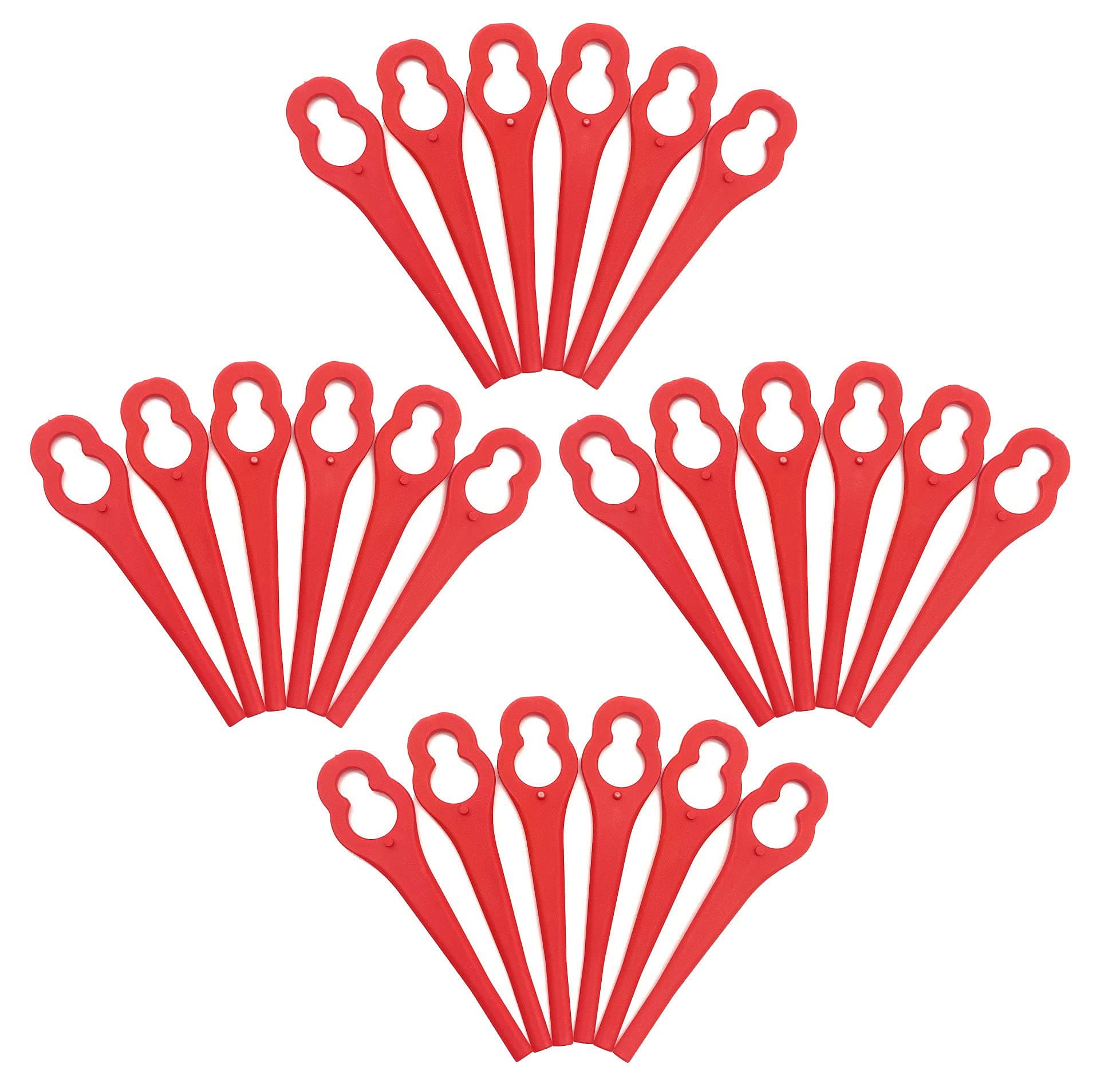 – 50Pcs Plastic Replacement Blades Compatible with Vonhaus Grass Trimmer