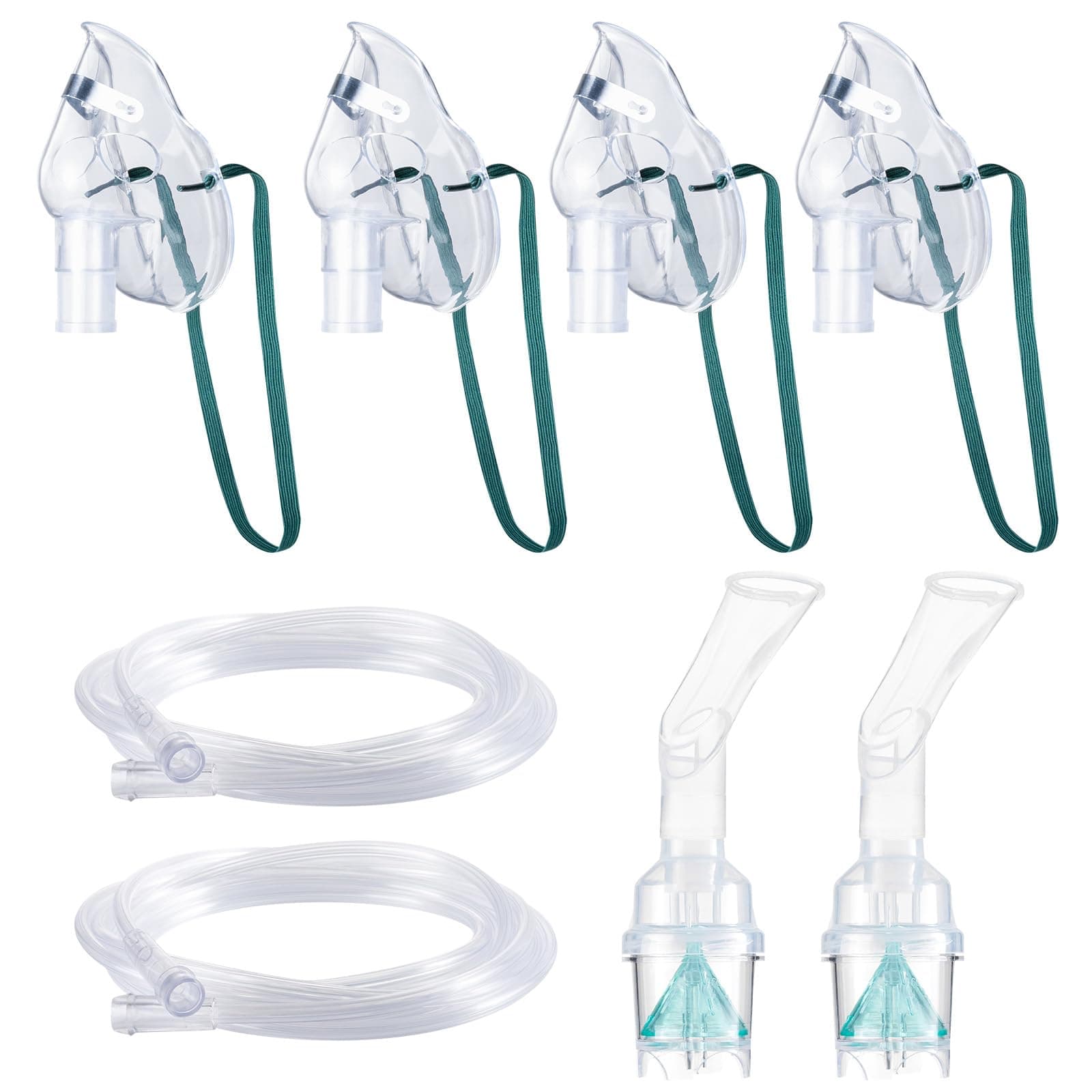 2 Piece Nebulizer Replacement Kit for Adult White