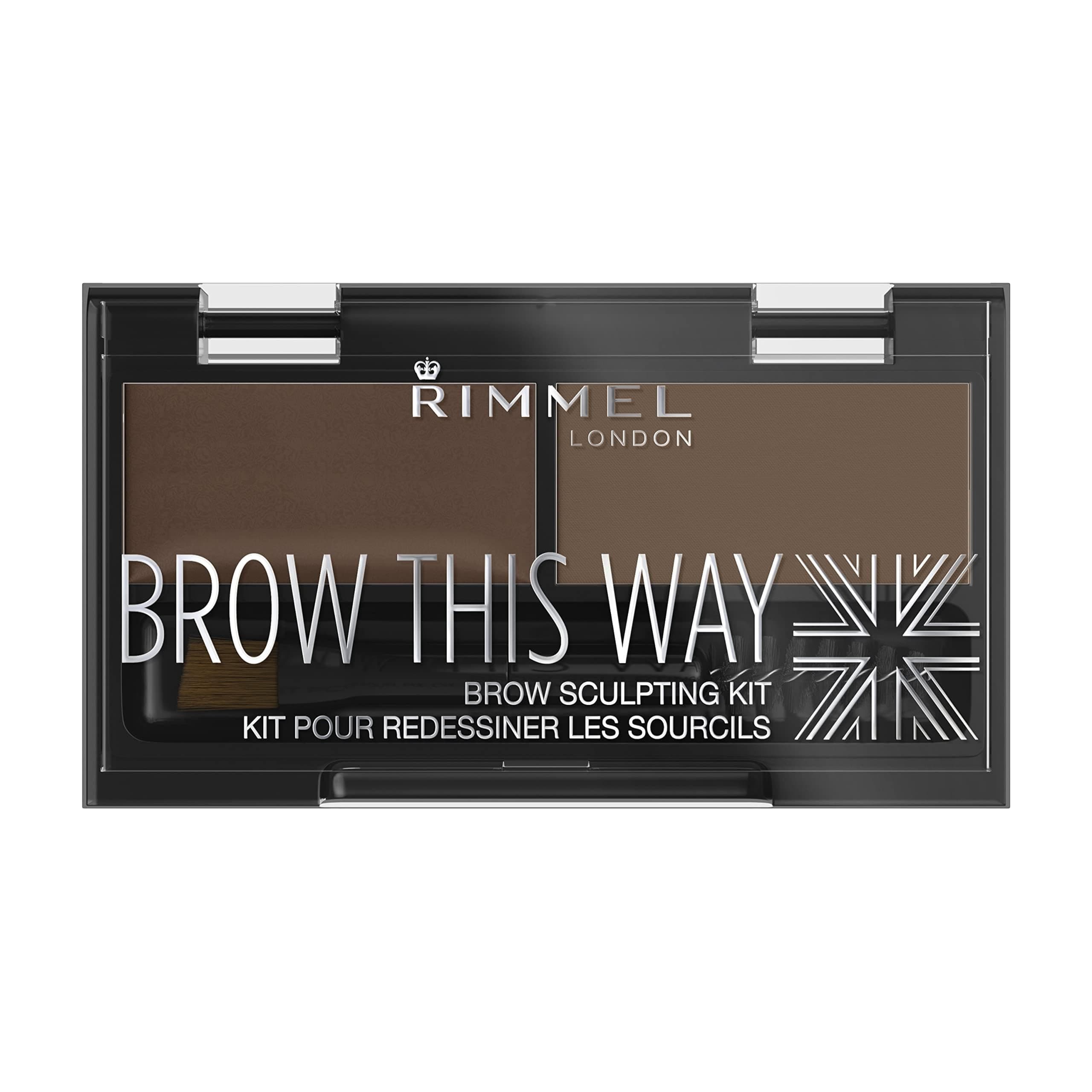 London Brow This Way Eyebrow Powder Sculpting Kit, 1.3g