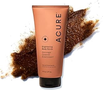Brightening Body Scrub - Skin Renewal with Blend of Clay, Sea Salt & Niacinamide Extract - Rejuvenating Exfoliation for Soft, Refreshed Glowing Clear Skin - Suitable for All Skin Types - 6 Fl Oz