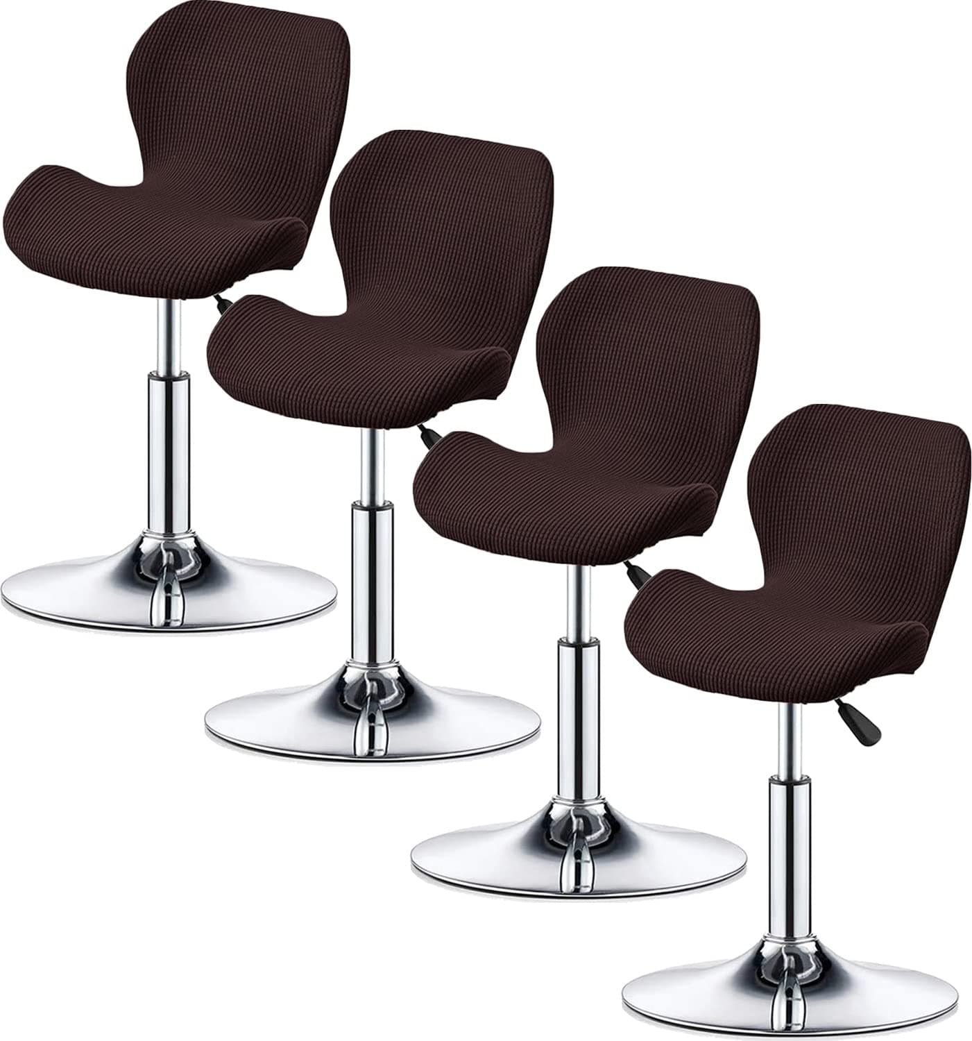 ELYSYSRL Bar Stool Cover Set of 2/4/6 Shell Back Adjustable Swivel Bar Stools Slipcover,Barstool Protector Covers for Dining Room Kitchen (Color : #6, Size : 4pcs)