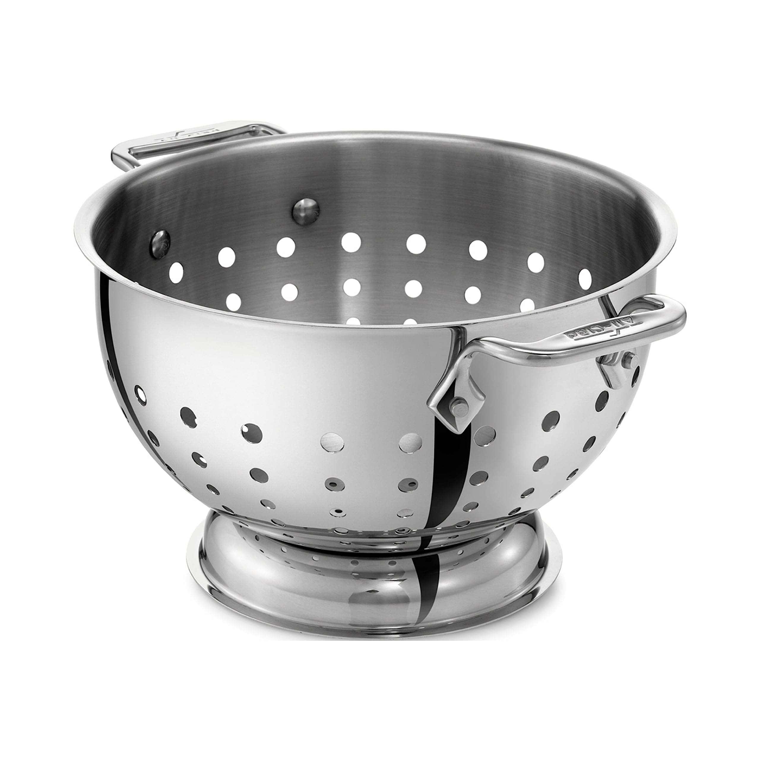Tools and Accessories Stainless Steel Colander 5 Quart Strainer, Pasta Strainer with Handle, Pots and Pans Silver