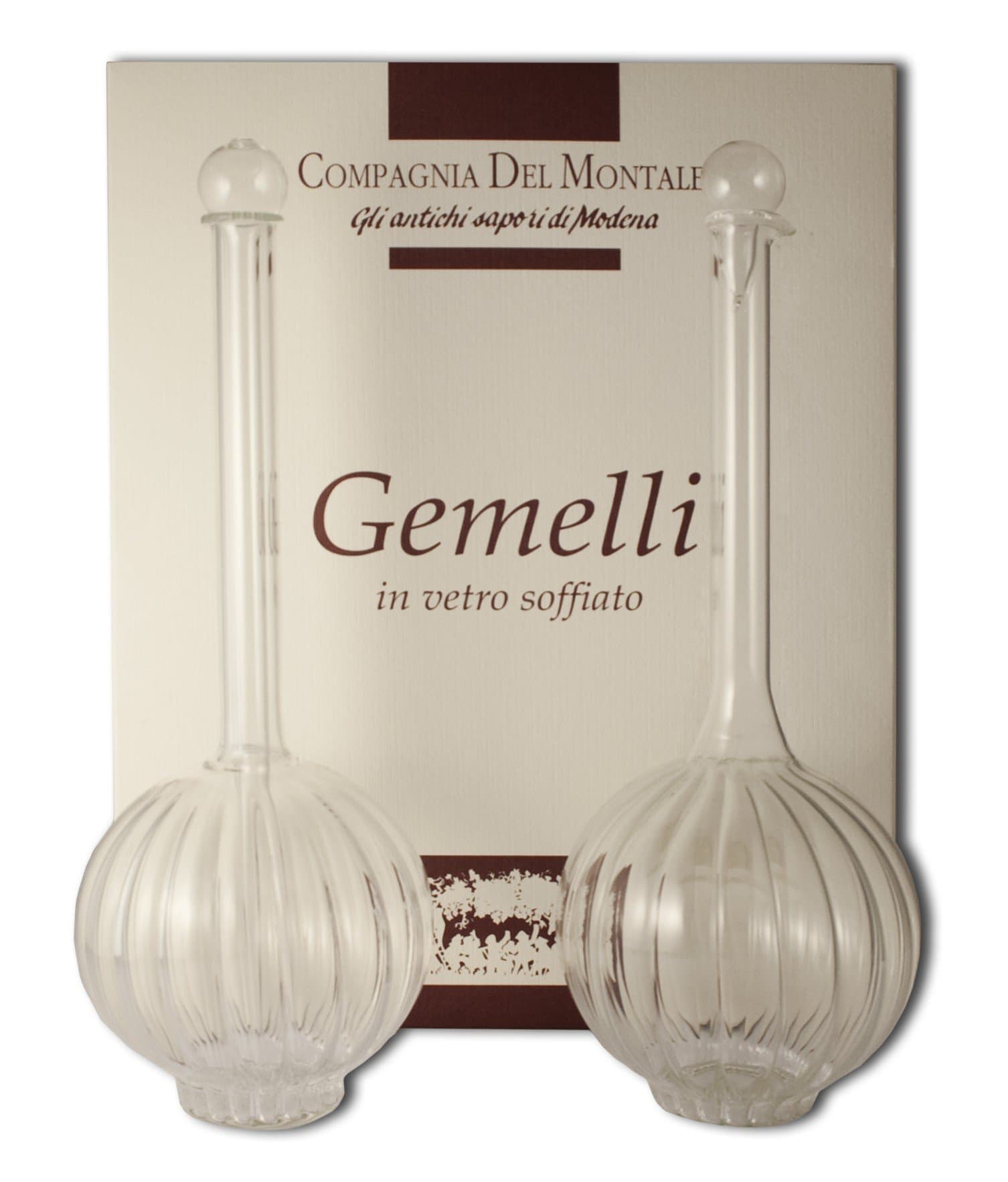 Compagnia Del Montale "Gemelli" Hand Blown Glass Server Set