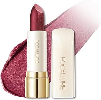 FOCALLURE Moisturizing Shiny Lipstick,Pearl Shimmery Finish,Hydrating Tinted Lip Balm with Creamy Texture,Long Lasting High Pigmented Lip Stain,Killer Queen