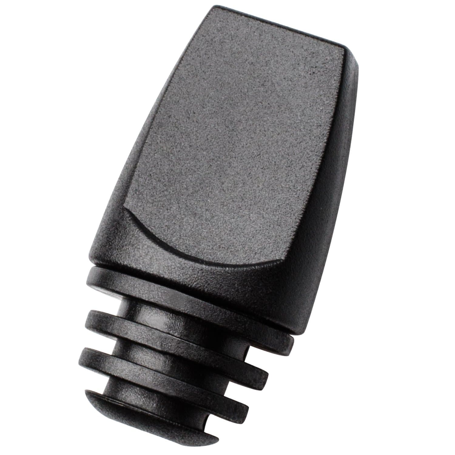 DYZD Plastic Zip Clip Buckle Zipper Pulls Cord Rope End Lock Black for Paracord Lanyard Loops(20PCS)