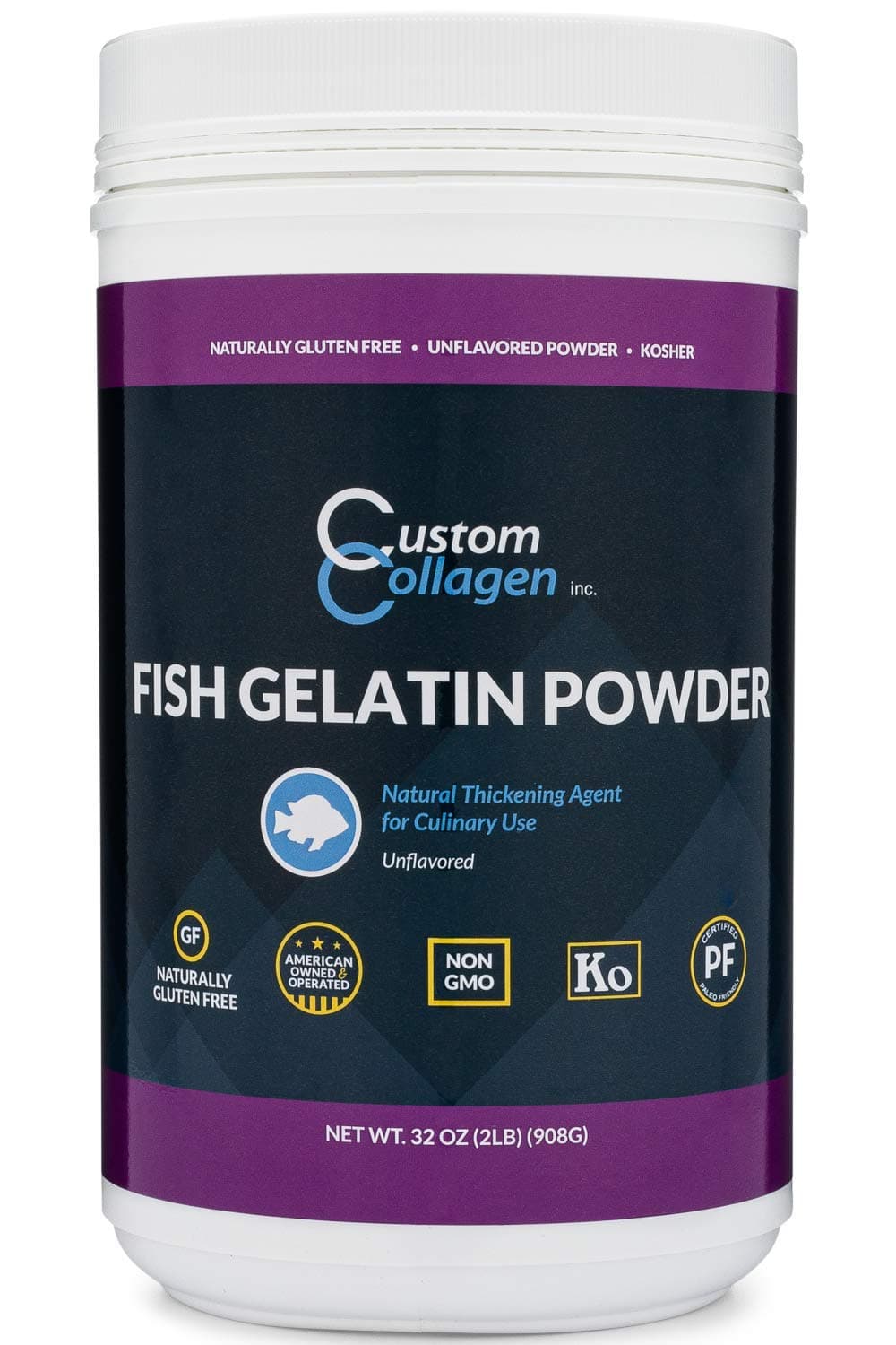 2lb Plain Gelatin Powder (Fish)