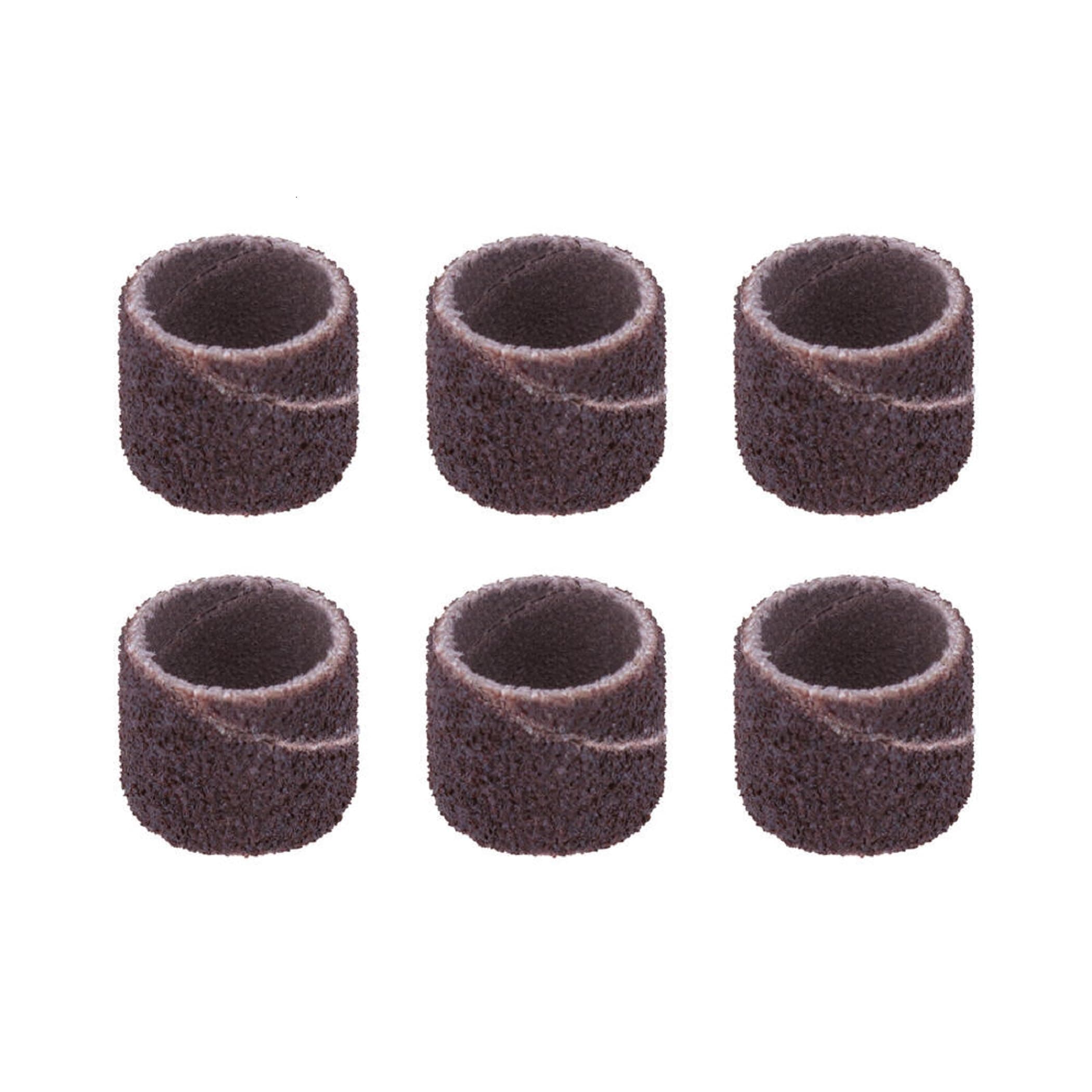 Dremel 408 1/2-Inch Sander Bands, Coarse, 6 Pack, Rotary Tool Accessory