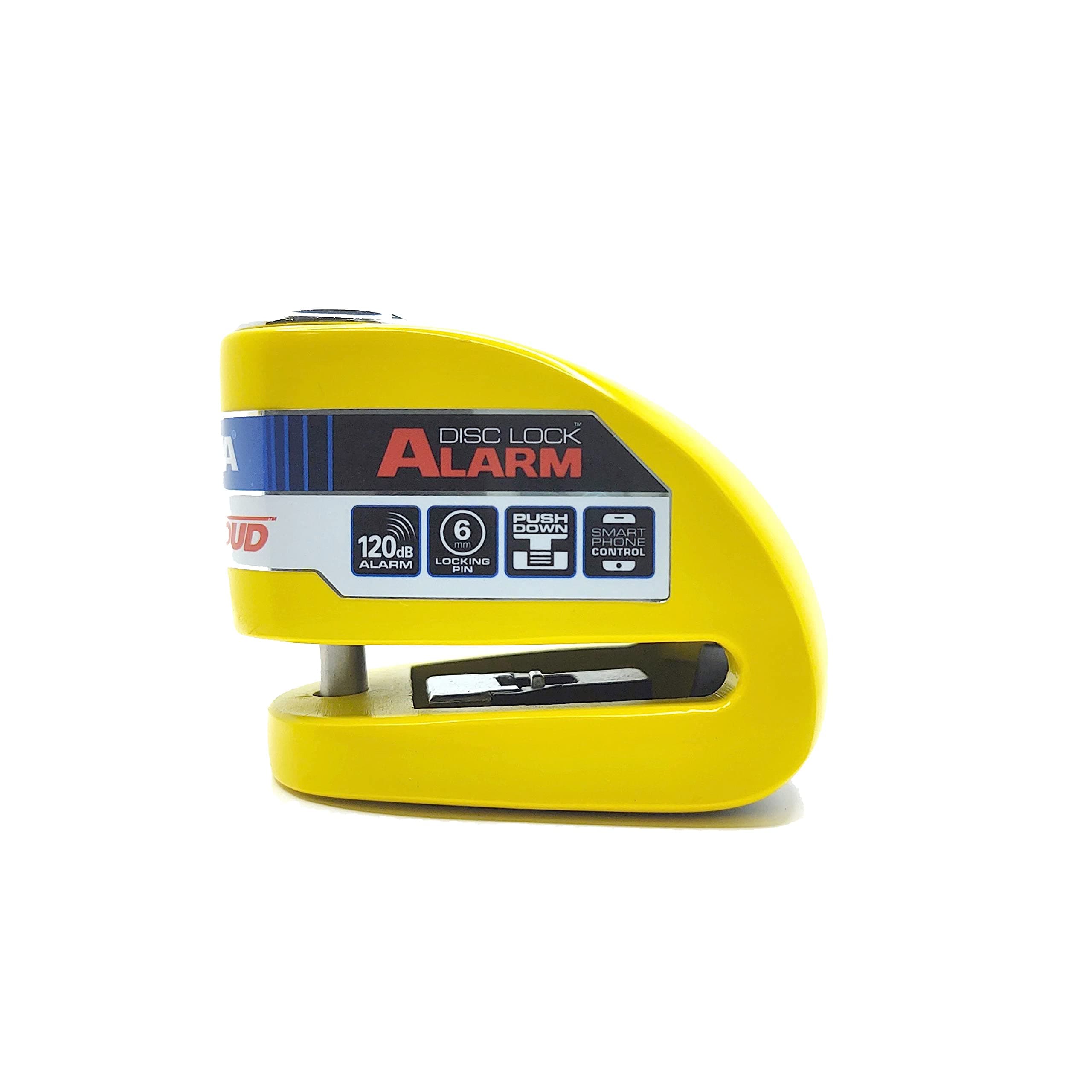 Xena XX6Y BLE Stainless Steel Motorcycle Disc Lock Alarm Smart Phone Compatible