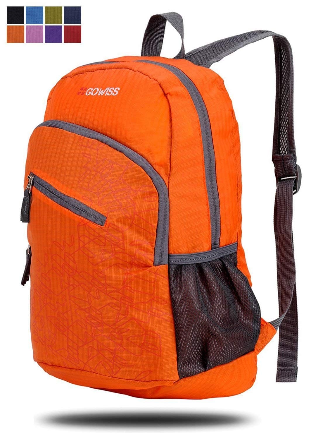 Backpack-Rated 20L/33L-Most Durable Packable Convenient Lightweight Travel Backpack Daypack - Waterproof,Ultralight and Handy (Orang, 20L)