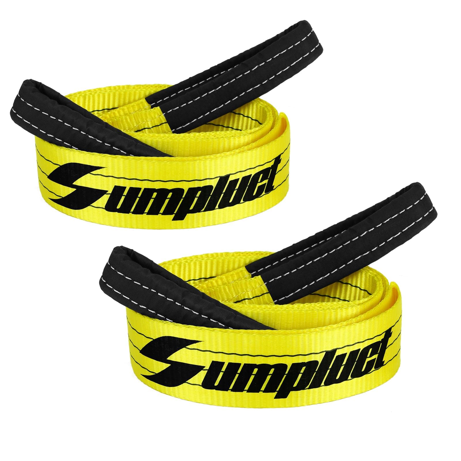 3 Inch,8 Foot Tree Saver,Pull Straps,Tow Straps,Winch Straps,30,000 Pound Capacity,Heavy Duty Strap Pulling,Wire Rope,Lifting Sling Straps,Rigging Strap Cable for Vehicle,Emergency Kit Use 2 Pack