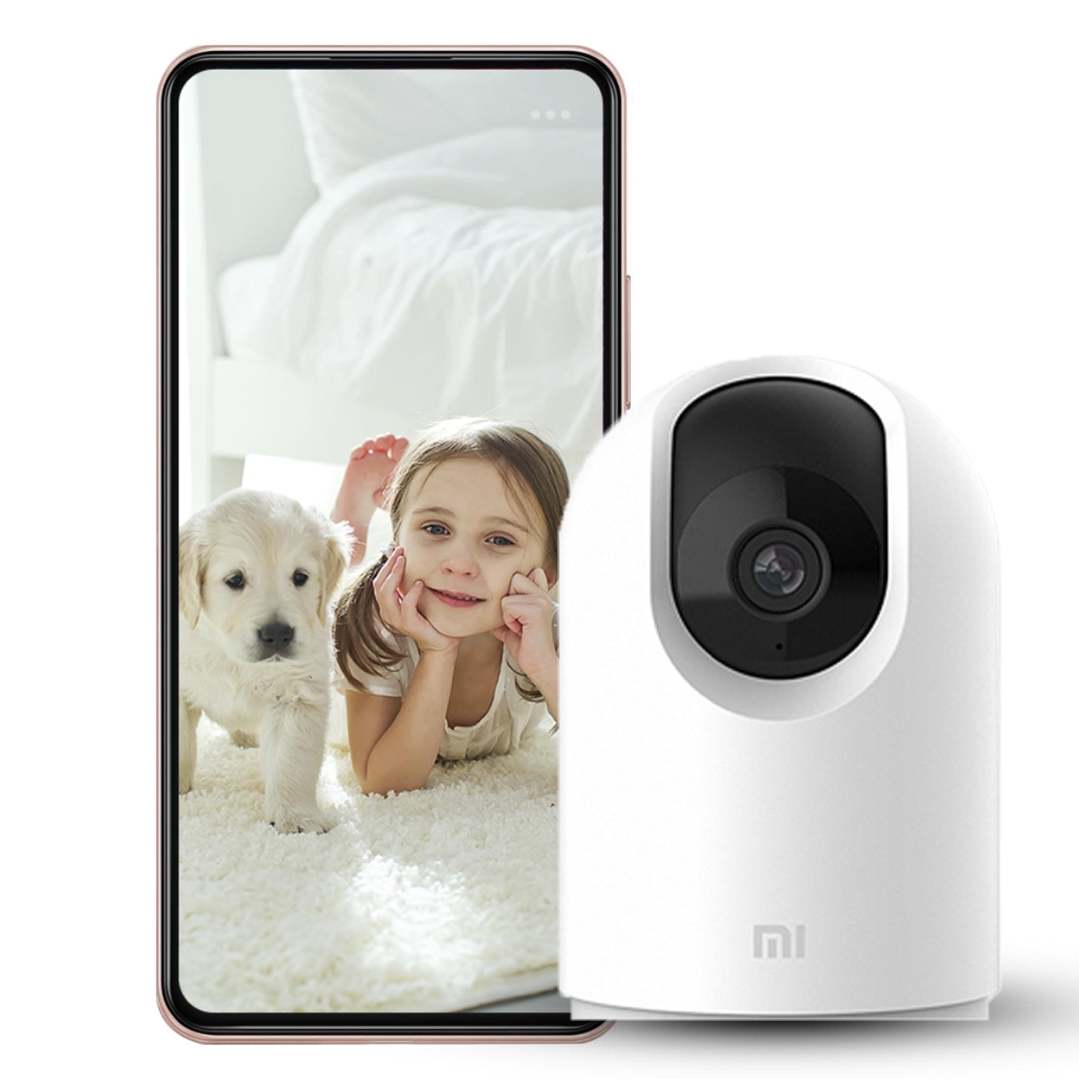 Mi 360° Home Security Camera 2K Pro with Bluetooth Gateway BLE 4.2 l 2K Super Clear Image Quality | Dual Band Wi-fi Connection l 3 Million Pixels | Full Color in Low-Light | AI Human Detection