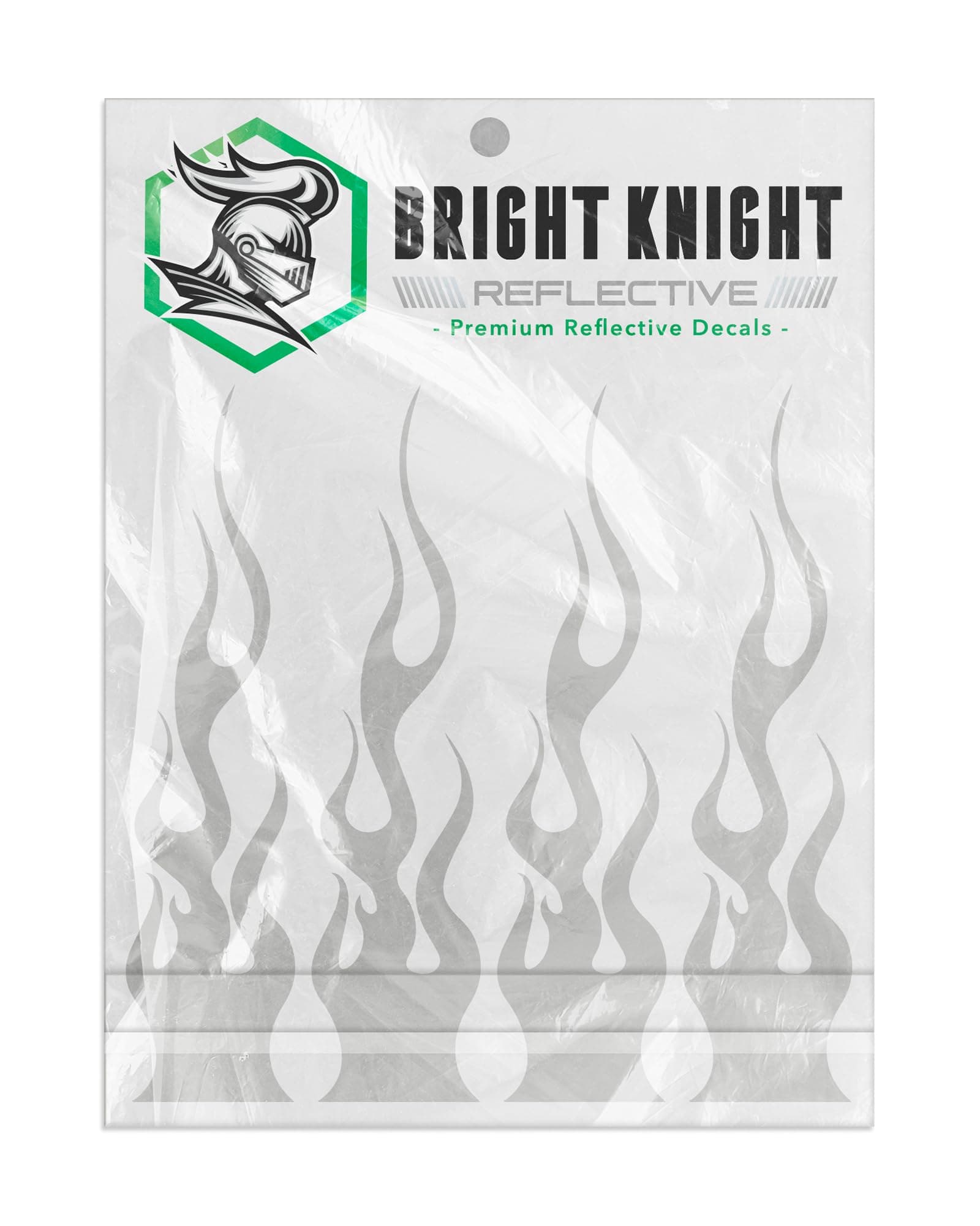 Reflective Flame Stickers, 4 Pcs White Reflective Car Sticker with 3M Retro-Reflective Vinyl, Self-Adhesive Outdoor Waterproof Safety Flame for Trucks, Cars, and Helmets