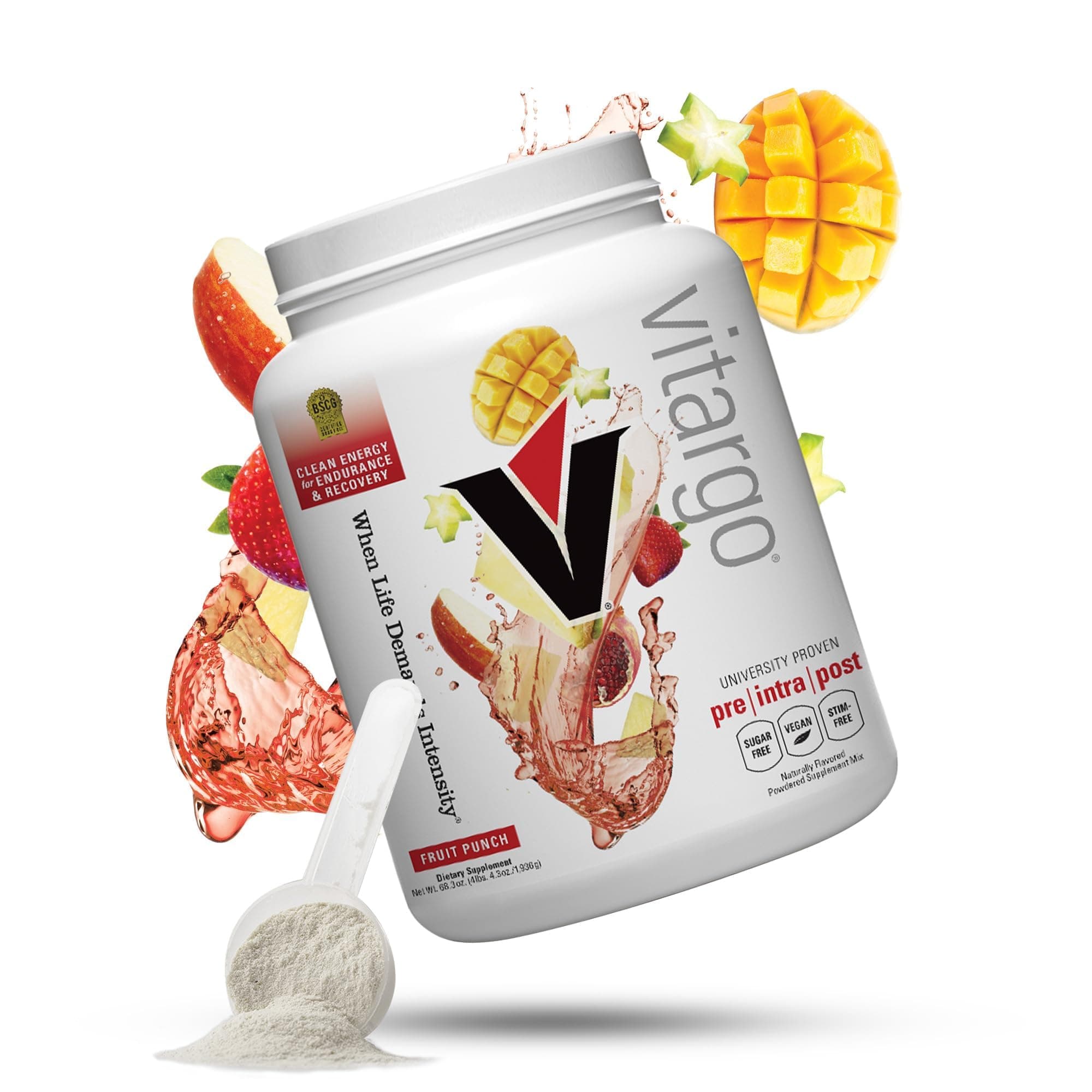 Vitargo - Premier Carbohydrate Fuel for Athletic Performance, Before - During - After Workout, Vegan and Gluten Free (Fruit, 50 Scoops) - Fruit
