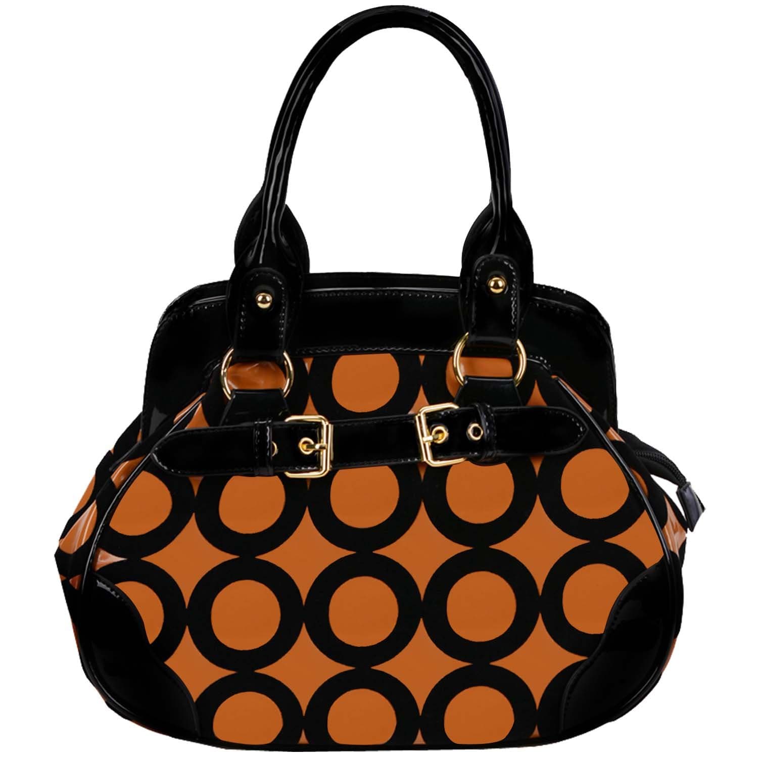 FASH Chic Mod Circle Bowler Hobo Handbag