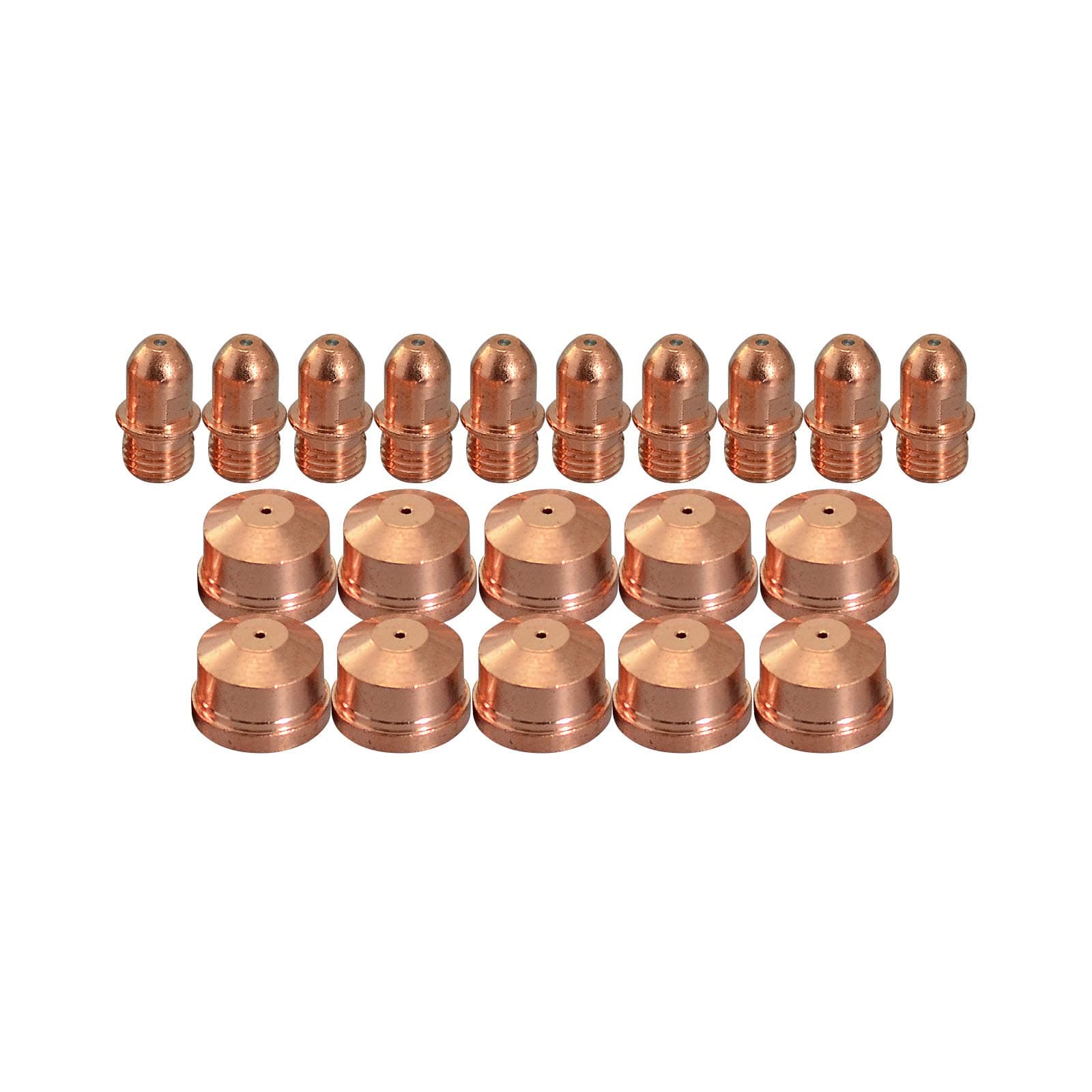 RIVERWELD Cebora Plasma Electrode C1376 PR0034 & Plasma Nozzle Tips 1371 for CP160 HP100 MP100 CB100 CB150 Plasma Cutter Torch 20pcs