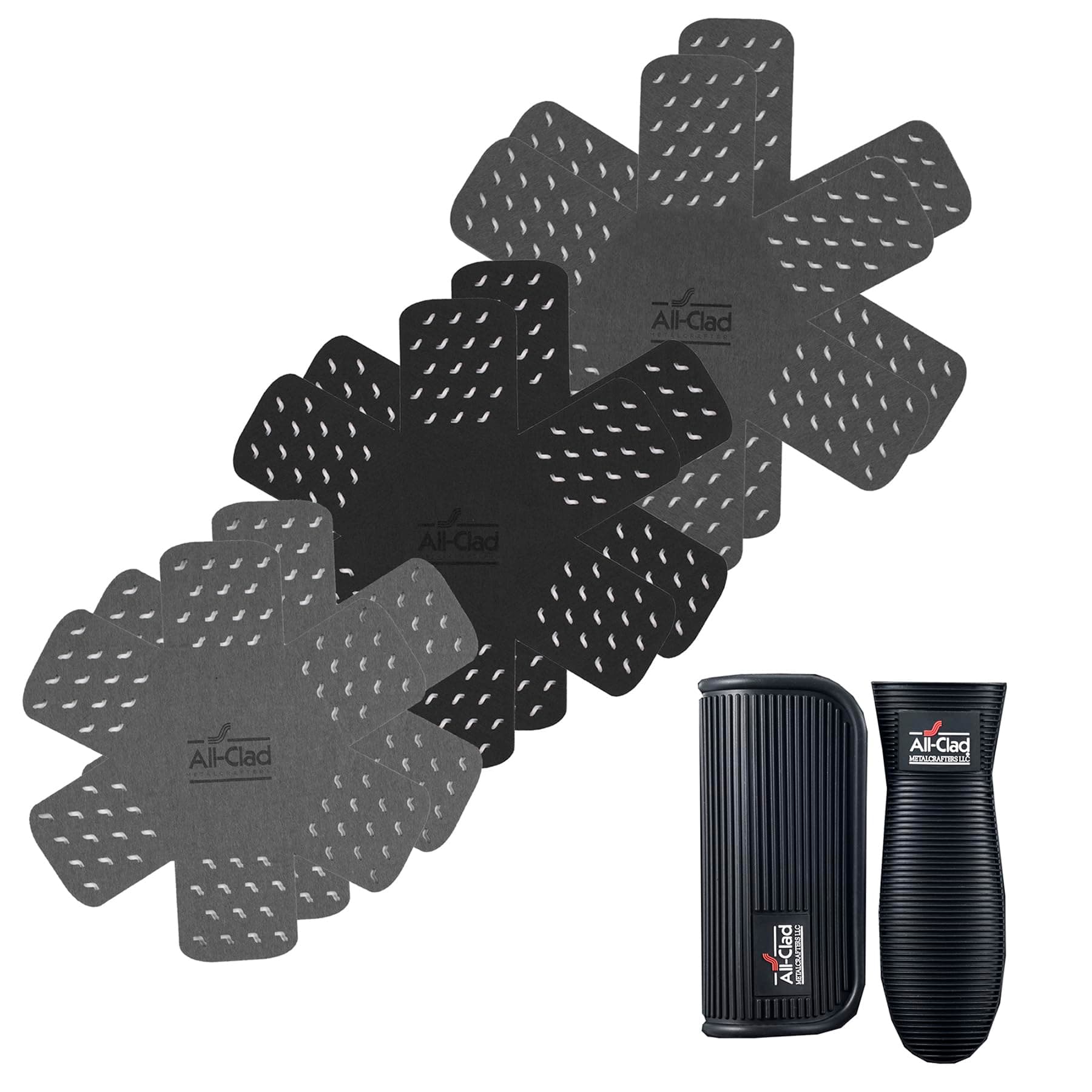 All-CladCookware Protectors & Silicone Grip Set