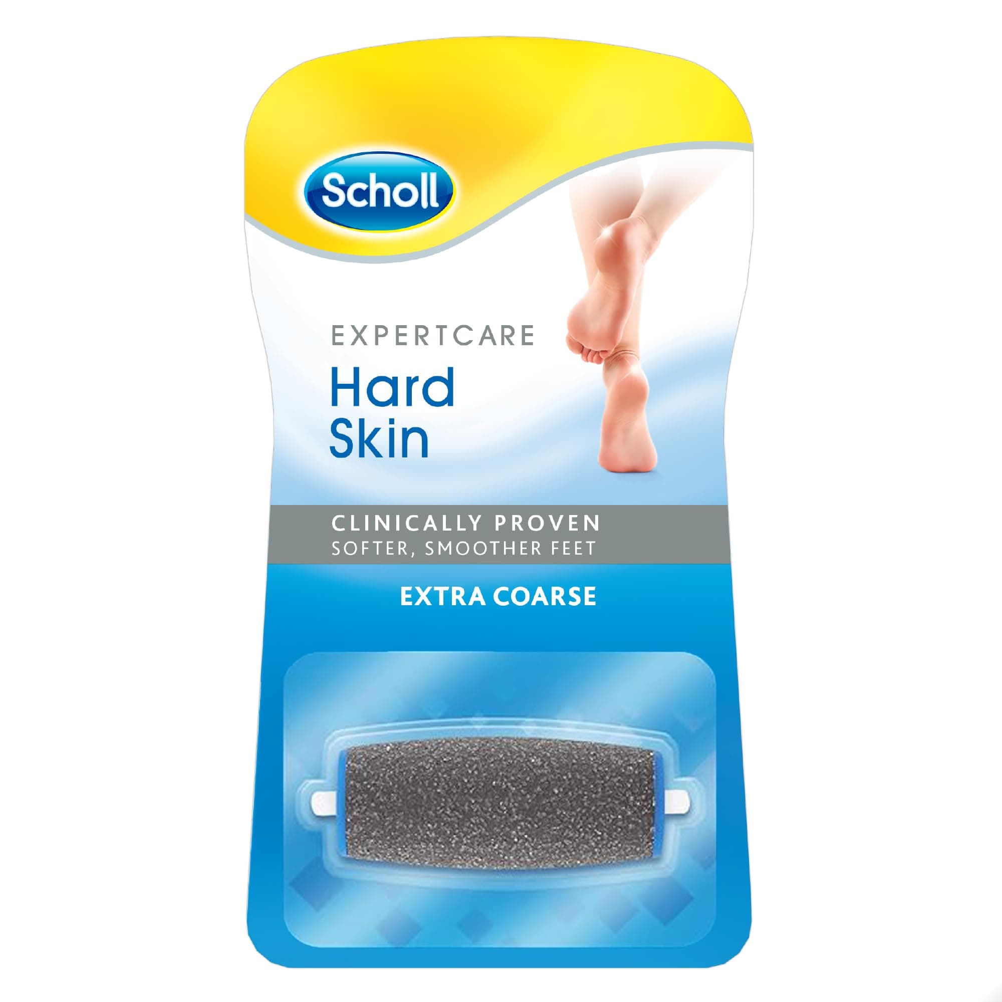 Scholl ExpertCare Hard Skin Refill - Extra Course Roller Head Refill for use with Scholl's Hard Skin Electric Foot File Range. Size: 1 Unit = 1 Roller Head