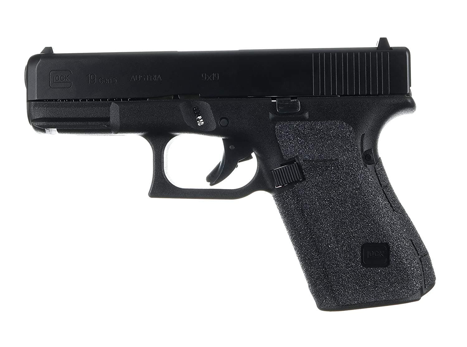 Adhesive Grip for Glock 19, 19 MOS, 23, 25, 32, 38, 44, 49- Made in the USA - Easy Installation, Ultra-Thin, Superior Traction, Performs in All Conditions