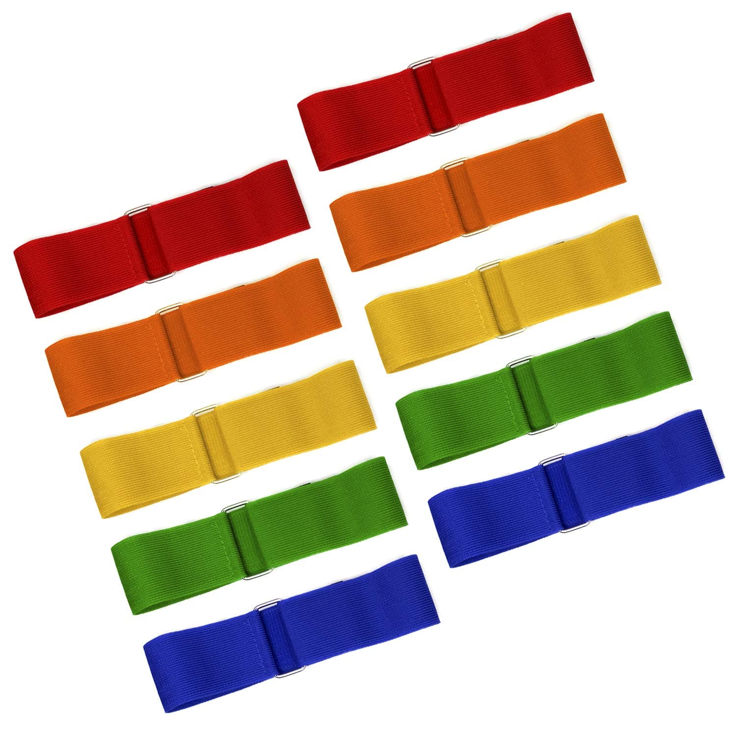 10 PCS 3 Legged Race Bands Three Legged Race Durable Firm Elastic Tie Rope Colorful 3 Leg Race Band for Outdoor Activities and Party Activities