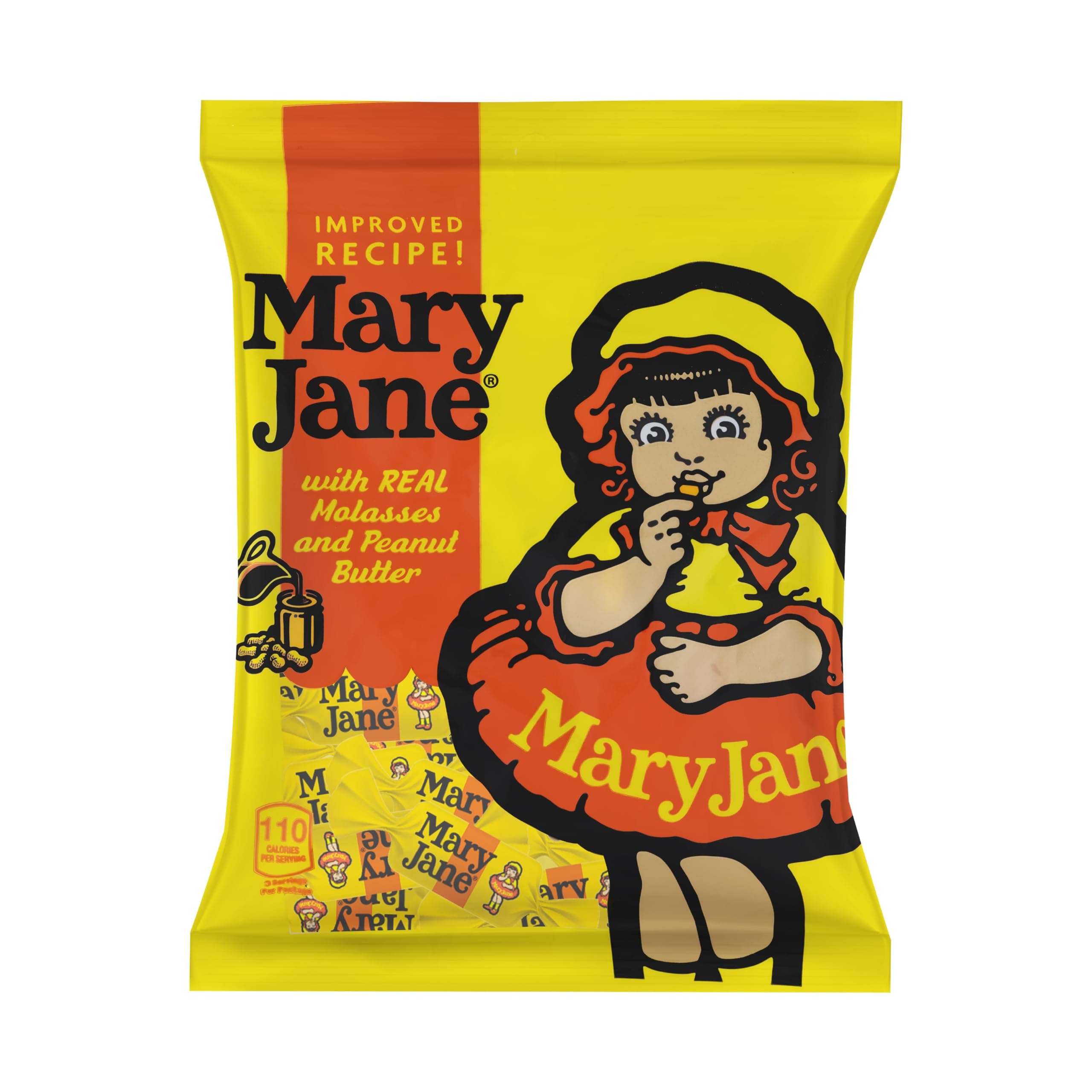 Mary Jane Taffy Candy, 3 Ounce Bag
