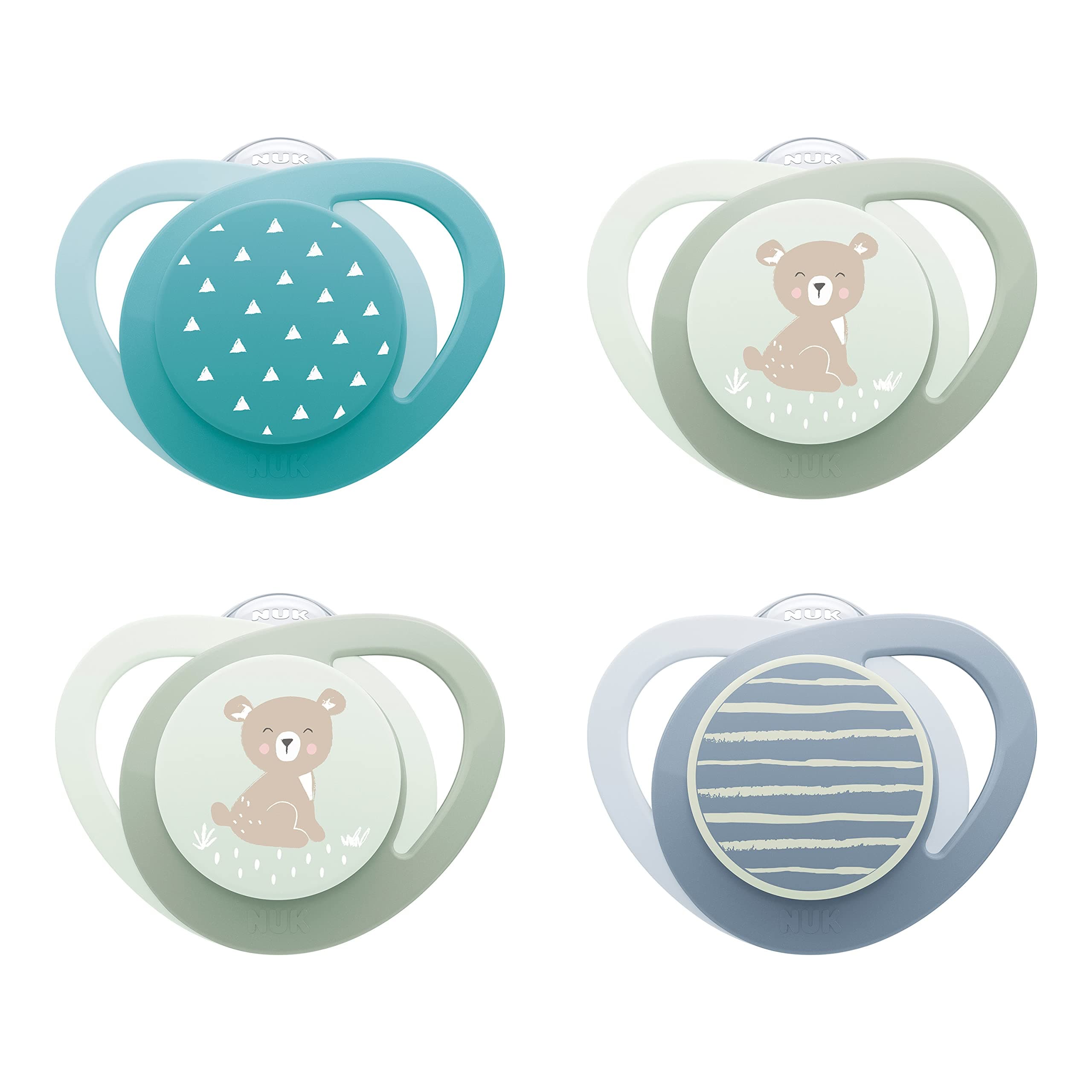 Orthodontic Pacifier, 4-Pack, 6-18 Months