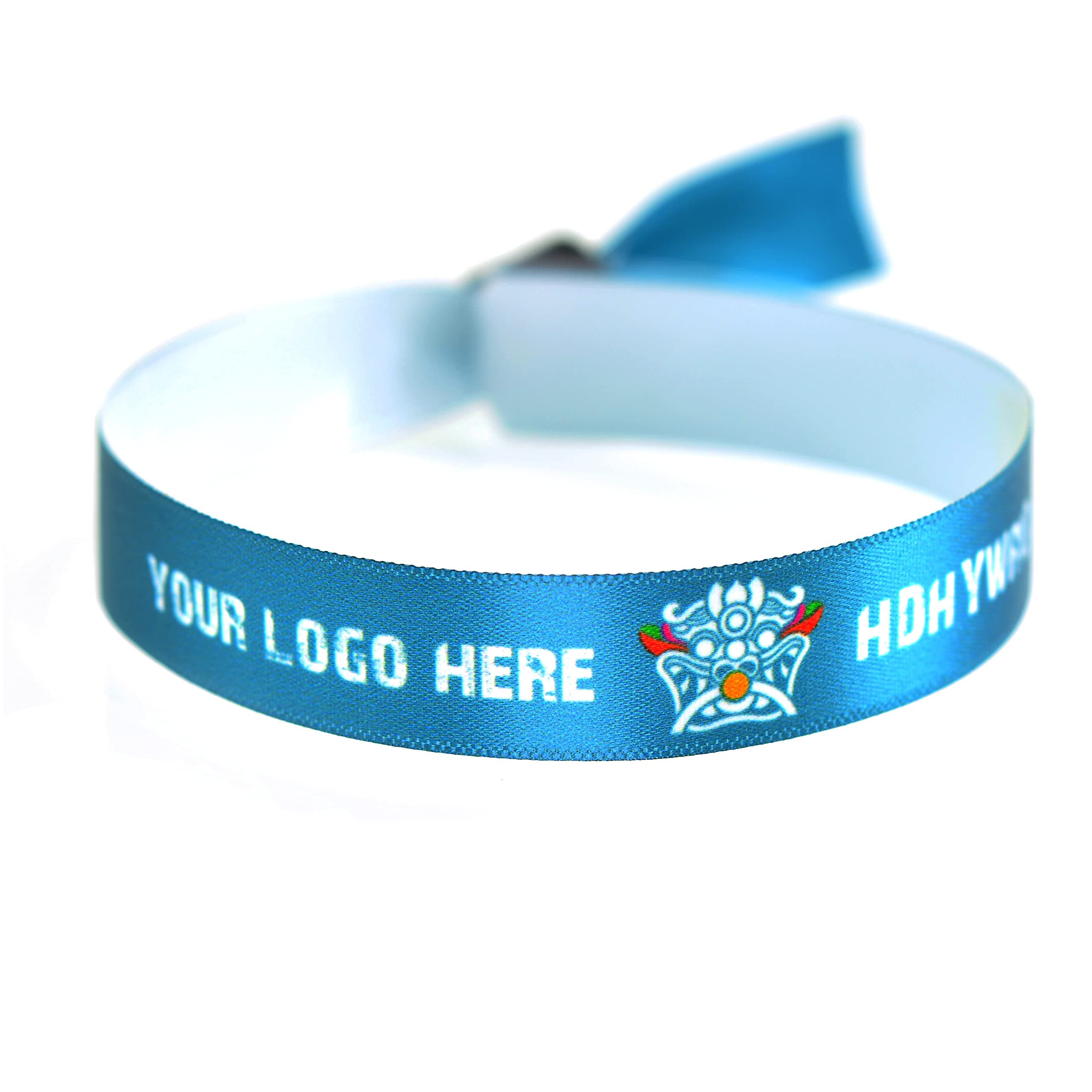 Custom Cloth Wristbands, 30/100/5000pcs Sublimation Printed Satin Personalized Colored Event Wristband, Bulk Wrist Band for Festival Party Concert VIP Admission