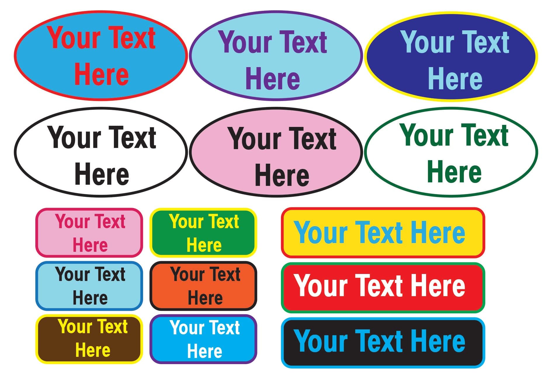 GILBIN 117 Personalized Waterproof Name Labels Personalized with Your Name -Washer & Dryer Safe, School, Camp, Nursing Care, Toys, Organizing