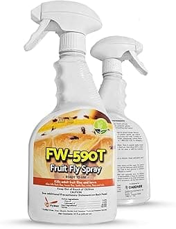 Gardner - Fruit Fly Spray for Gnats, Bugs, Fleas, Ticks, Mites, Wasps - Pet Friendly All Natural Bug Spray for Home - Gnat Killer for Indoor Plants - Stain Free Flying Insect Spray