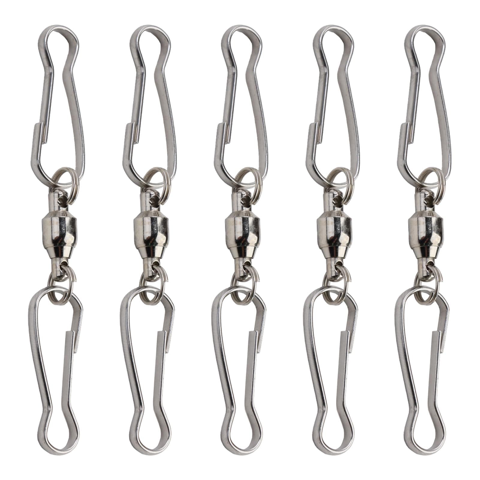 5 Pack Swivel Clip Hanging Hooks, 360 Wind Spinner Hooks, Accessories for Wind Spinner, for Spinning Windsocks, Kites, Flower Pots, Bird Feeders, Flags