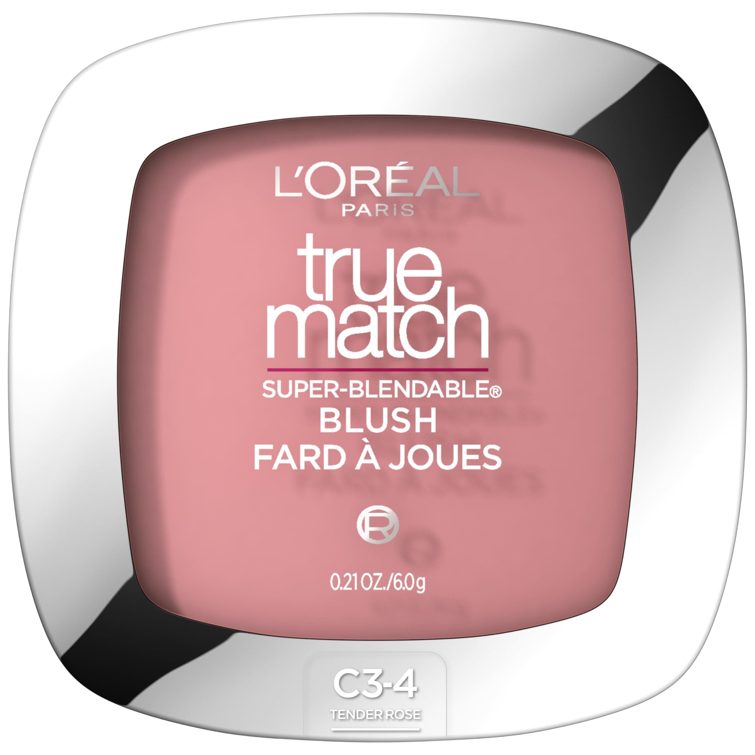 L'Oreal Paris True Match Super-Blendable Powder Blush, Tender Rose, 0.21 Oz (Packaging May Vary)