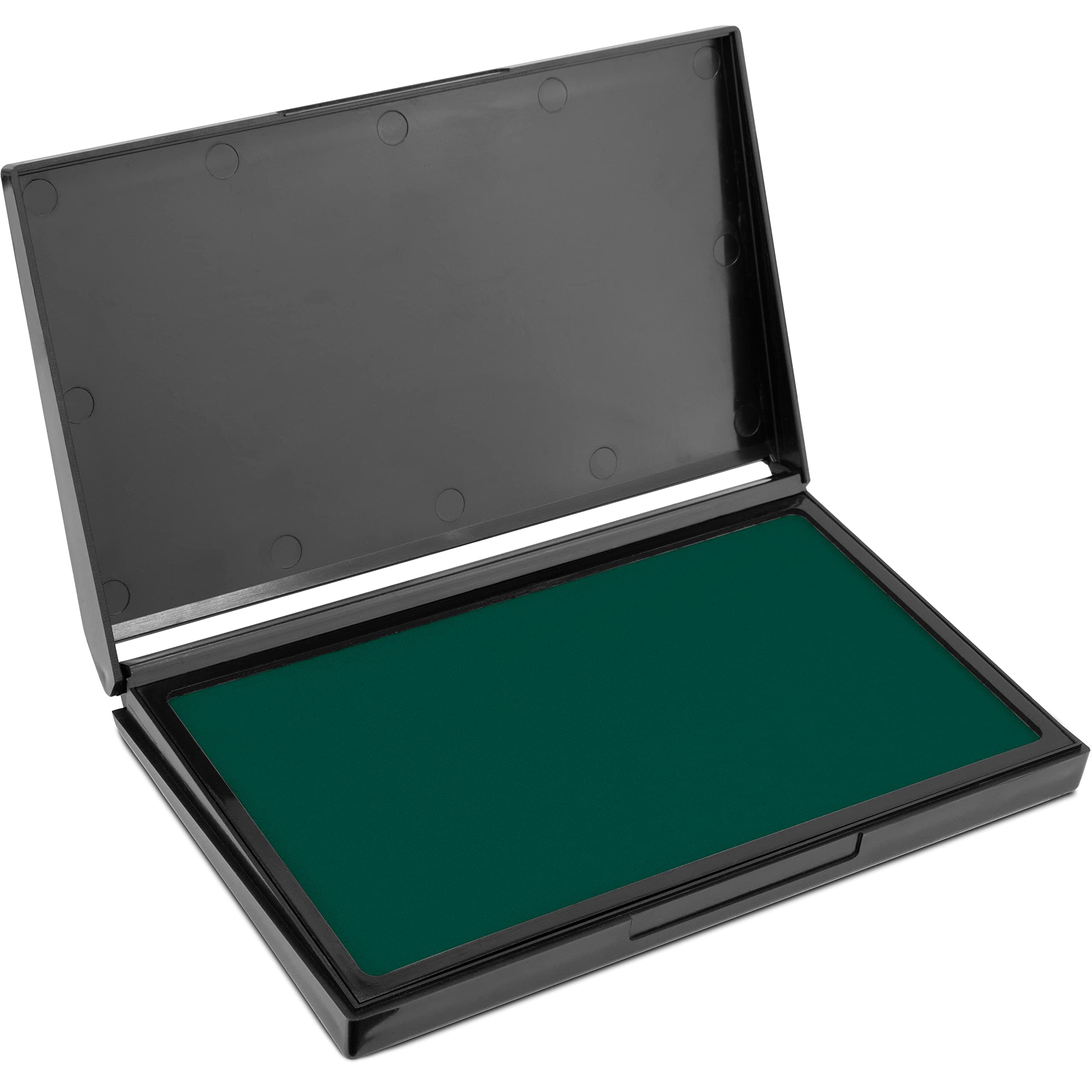 MaxMark Large Green Stamp Pad - 4-1/4" by 7-1/4" - Premium Quality Felt Pad