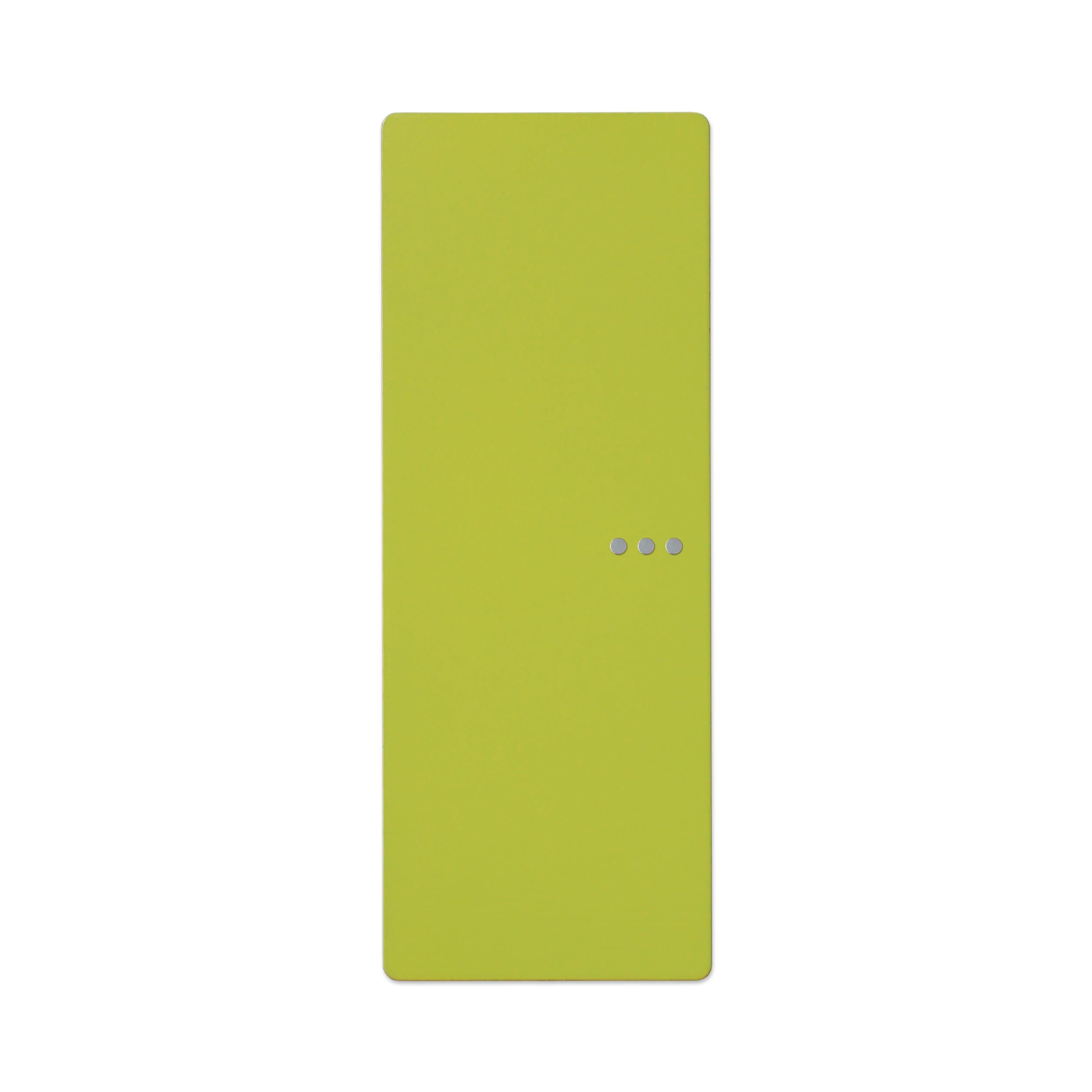 Three By Three Seattle Dry Erase Magnet Board, 4 x 11 Inches, Spring Green, 1 Pack (33007)