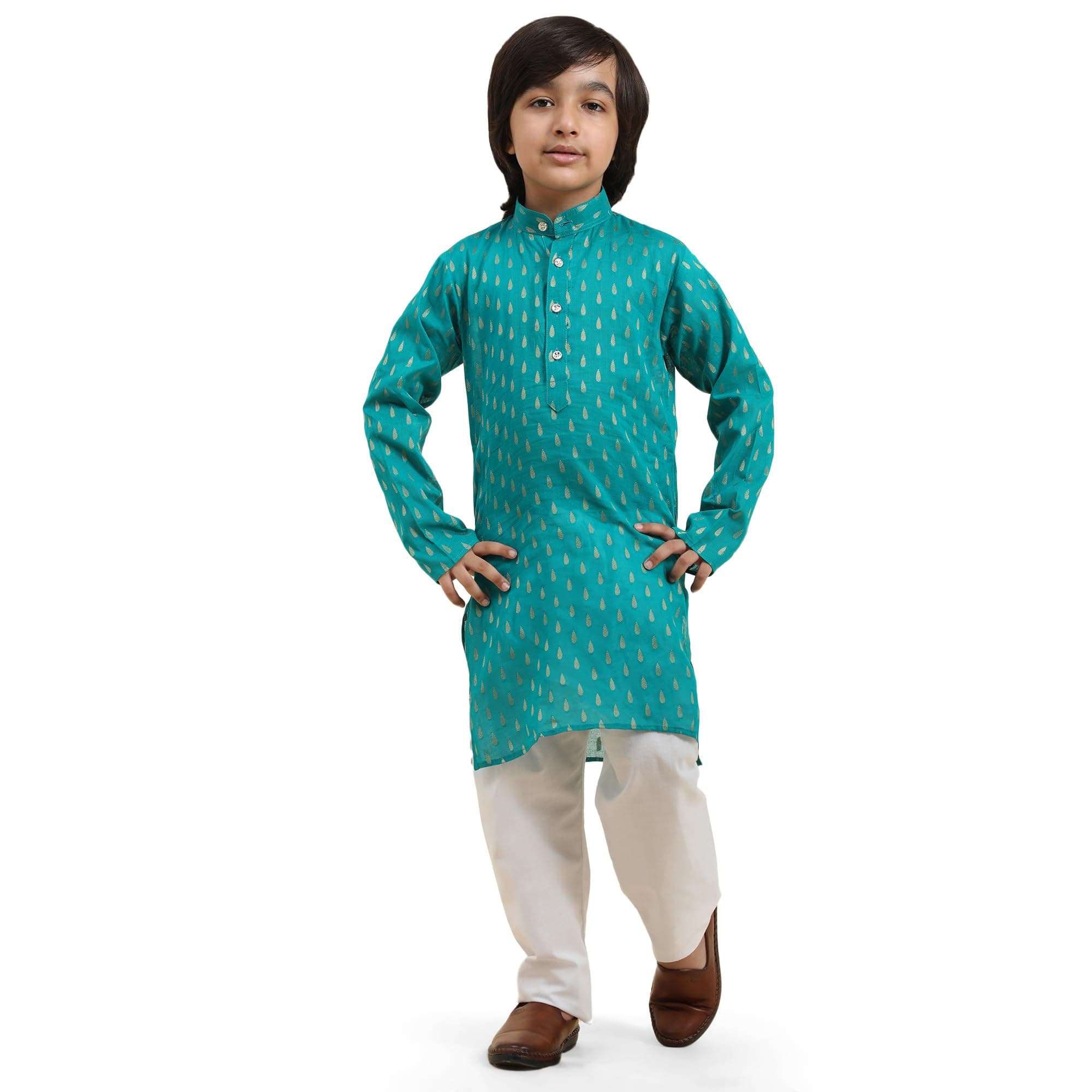 Pro-Ethic Style Developer Cotton Kurta Pajama For Kid's Boys Traditional wear | Kurta Pajama set (S-234)