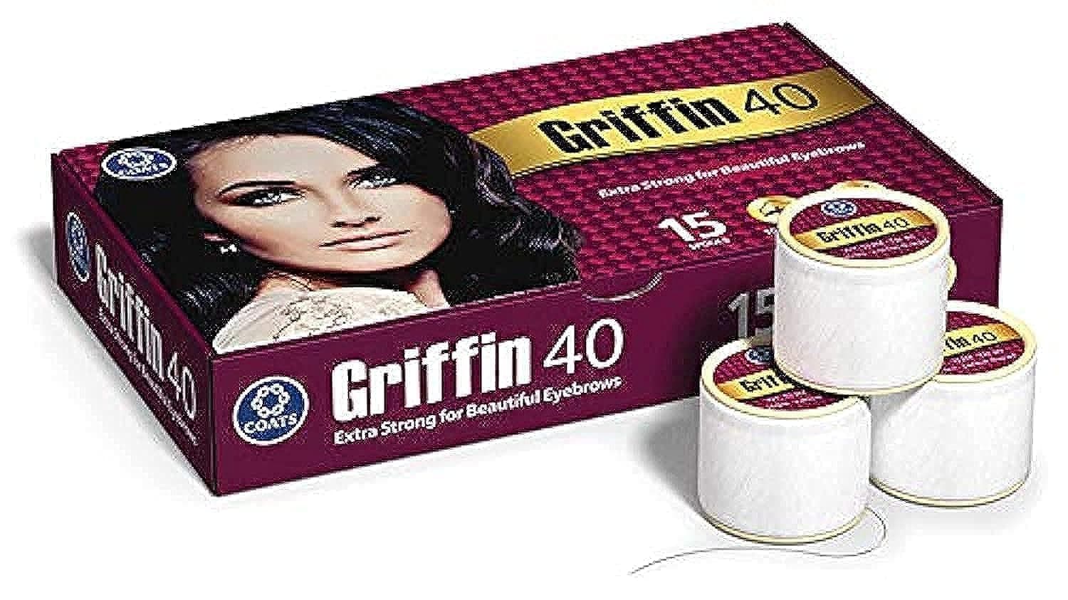 Eyebrow Threading Threads 1 Box 15 Spools (Griffin)