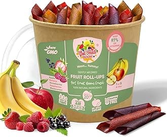 Get Fruit Boom – Air Dried Fruit Snacks, Fruit Leather – Lavashak – No Added Sugar – Vegan, Fruit Roll-Ups, Healthy Snack for Adults and Kids, Rich in Vitamins and Nutrients, Fruit Rolls – Pack of 20