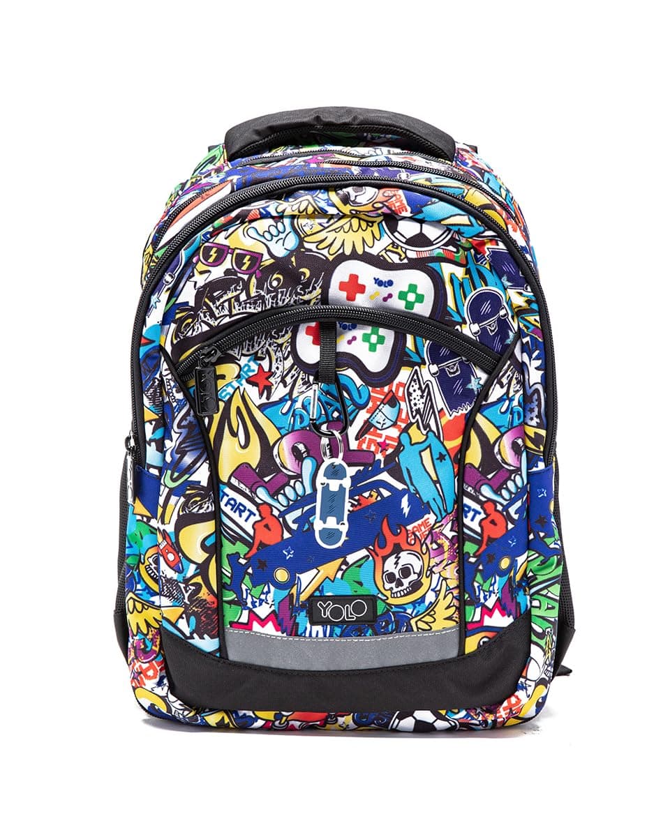 Yolo Graffiti 2 in 1 School Bag