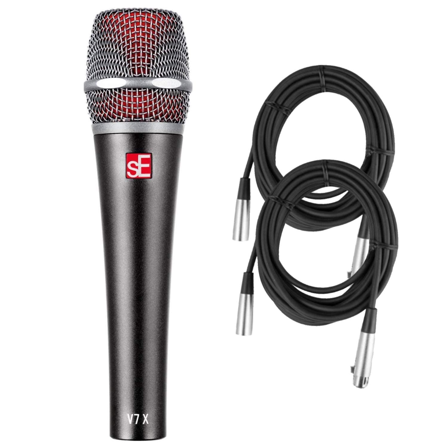 V7x Supercardioid Dynamic Instrument Microphone with 2 XLR Cables