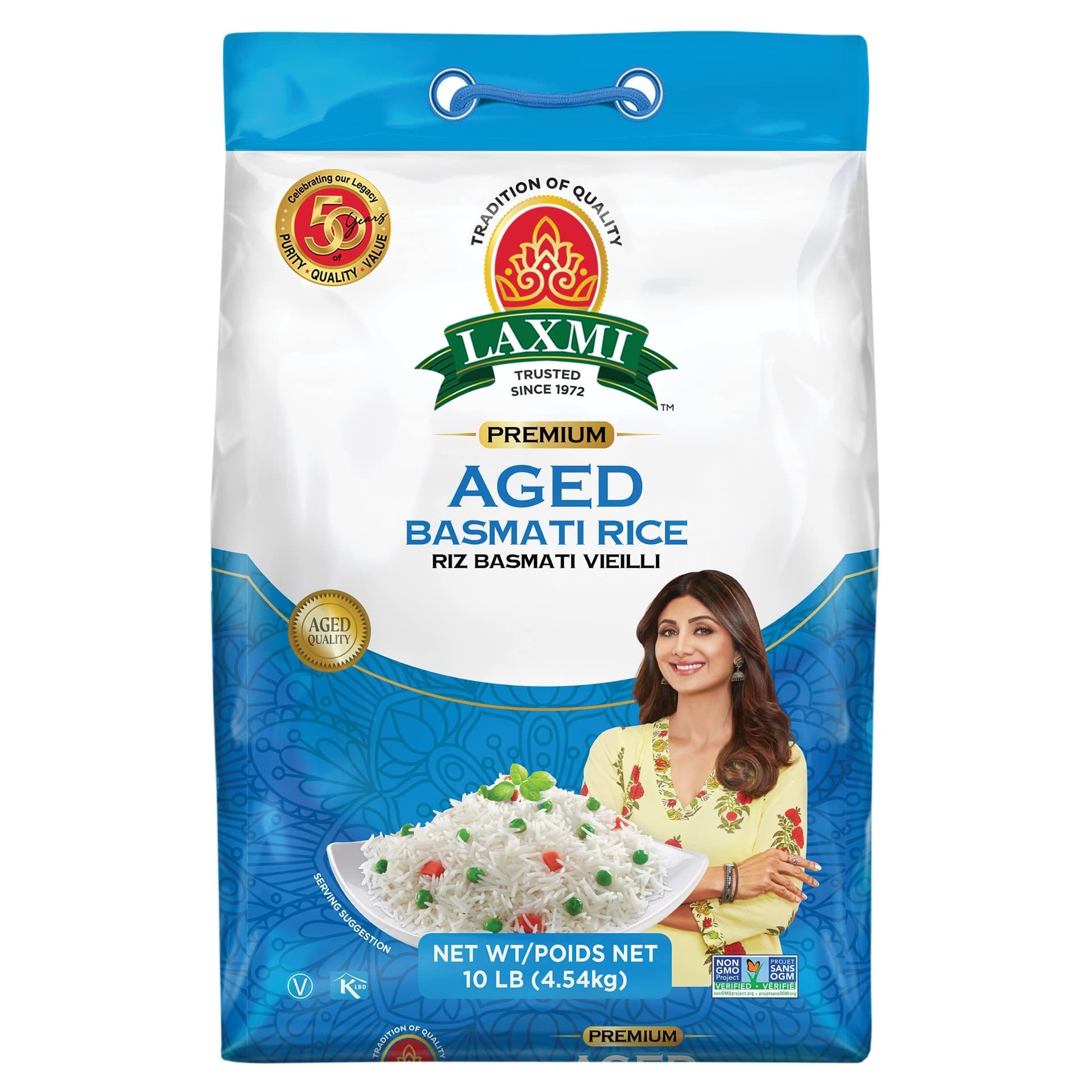 LAXMI AGED BASMATI RICE 10 LB