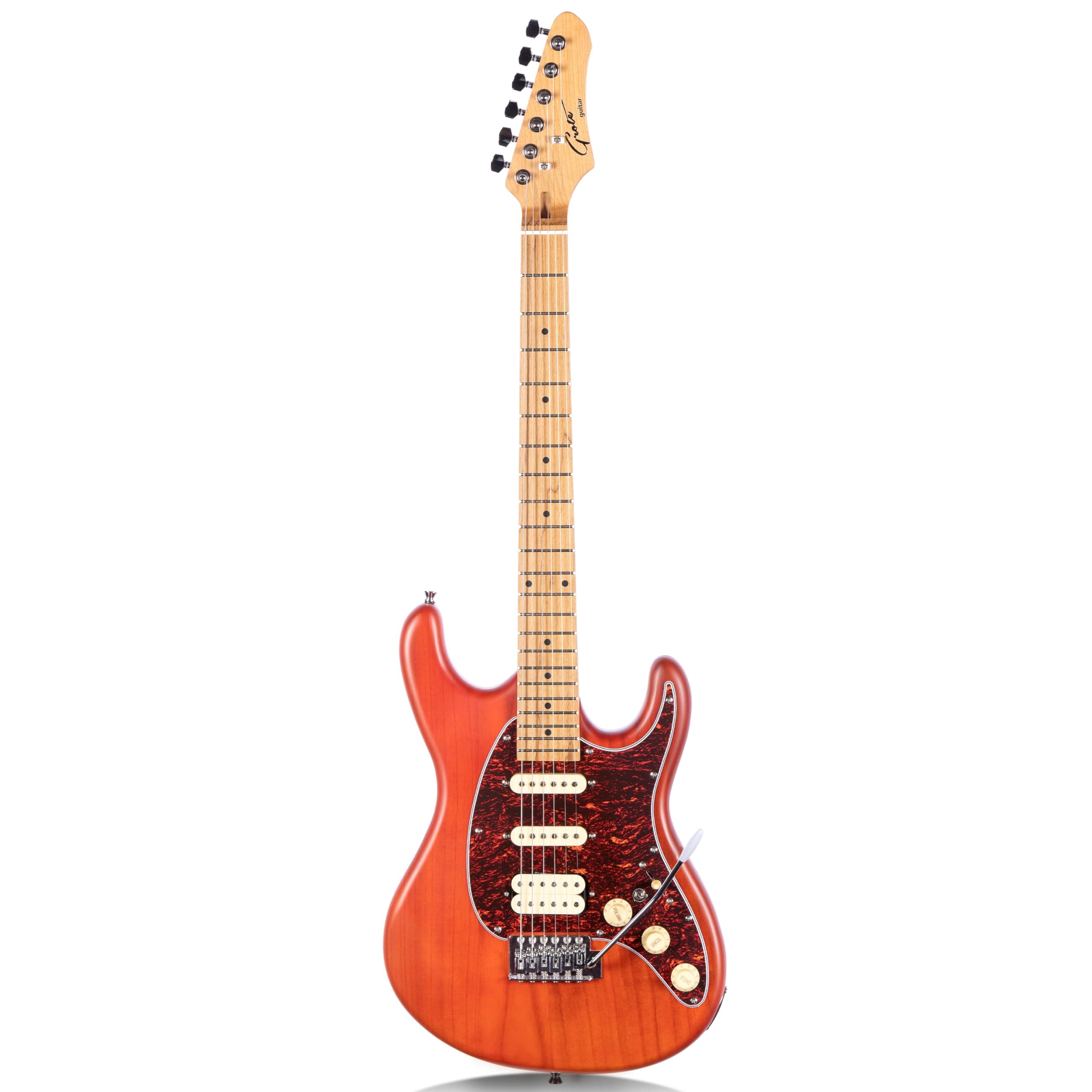 Grote Electric Solid Body Guitar Modern-GST For Beginners (Coma Red)