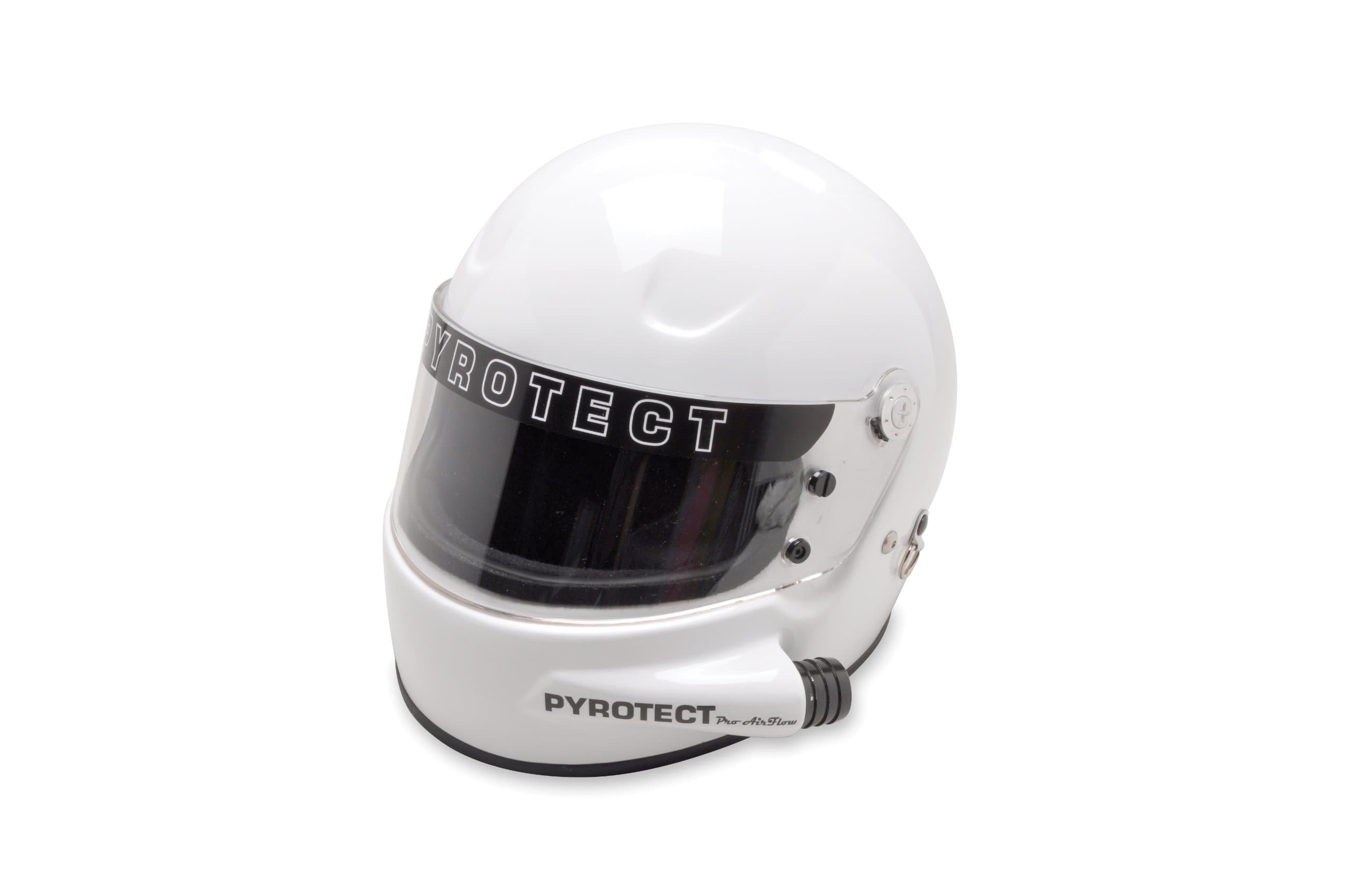 HUNSAKER USA Pyrotect: Pro Airflow White Side Forced Air Helmet