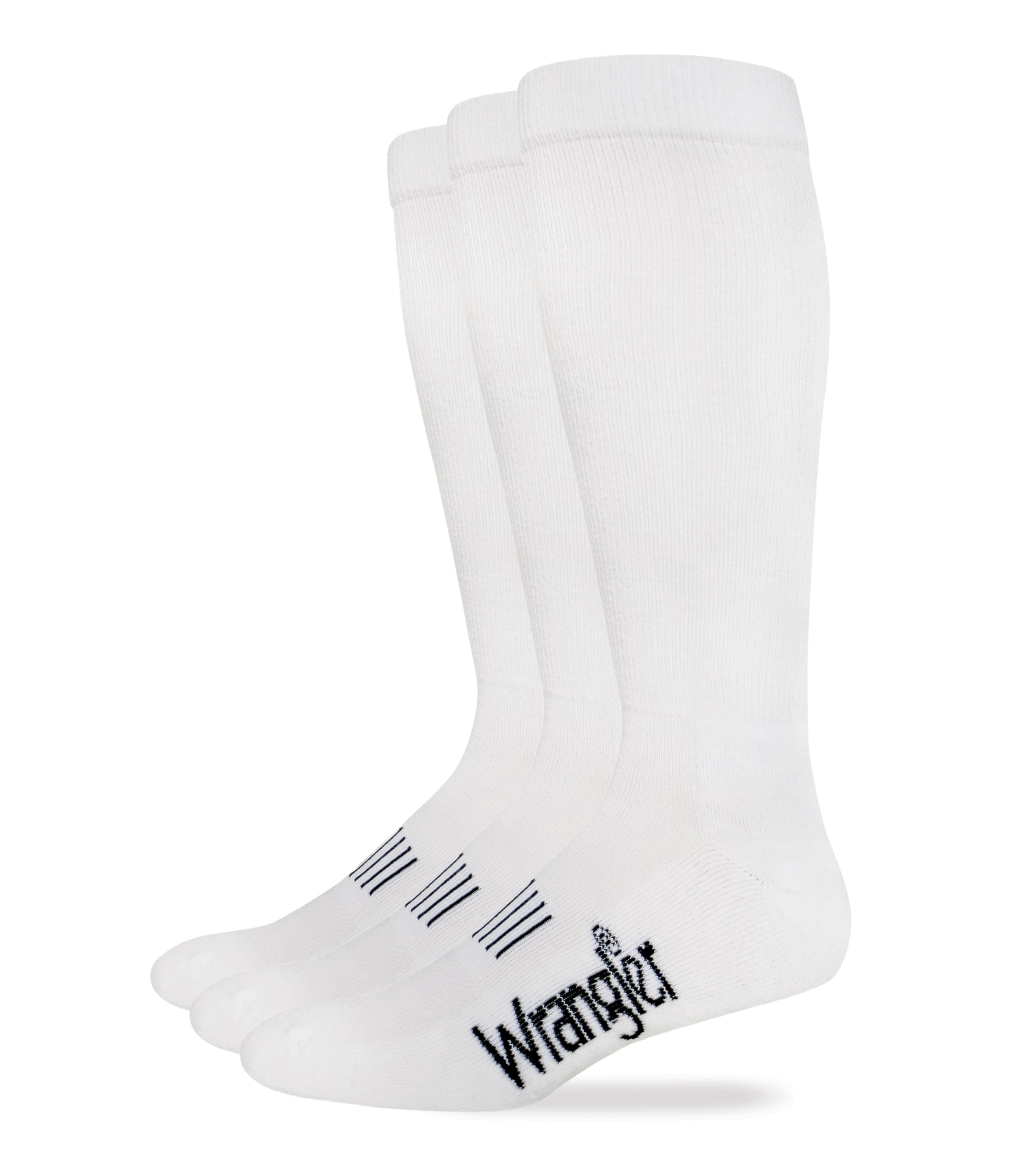 Wrangler Men's Western Boot Socks (Three Pairs)