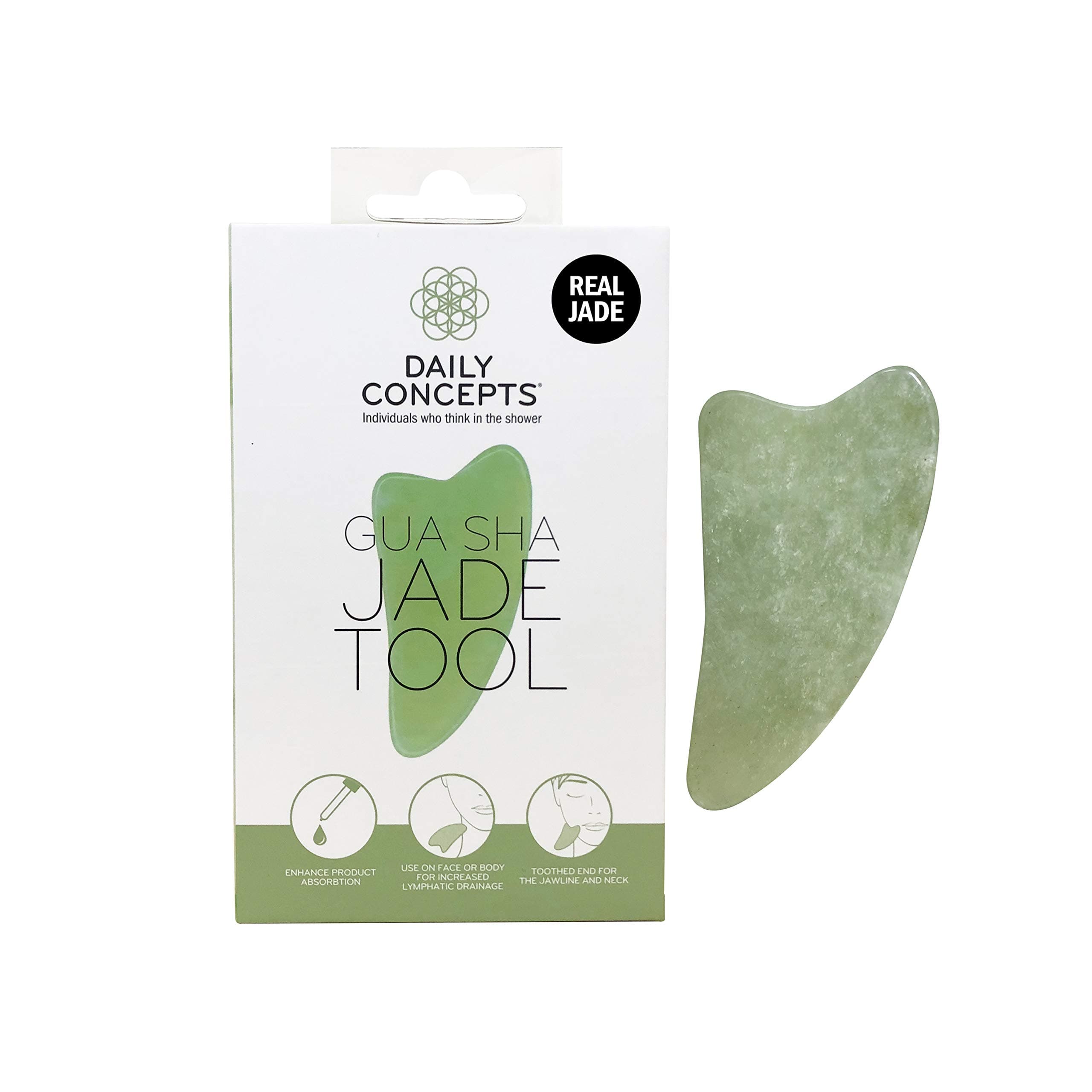 Gua Sha Jade Facial Tool, 1 Count