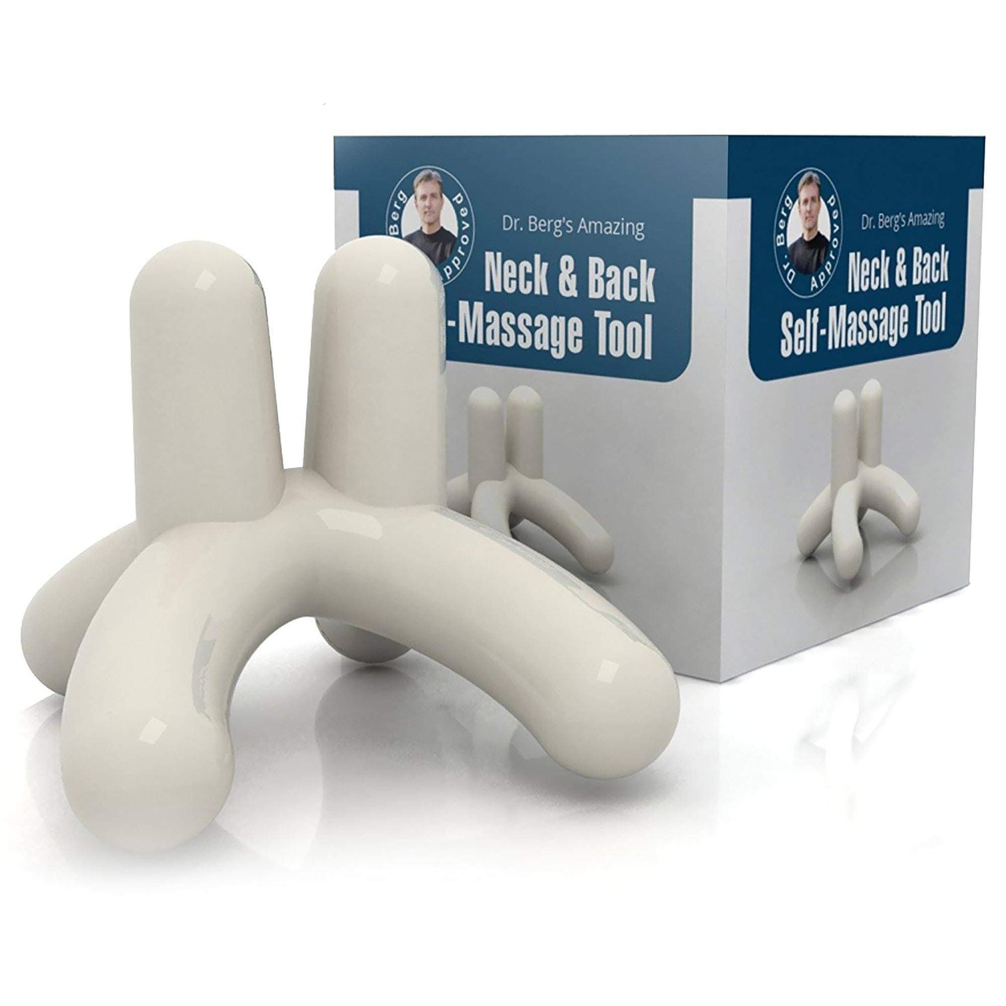 Dr. Berg Body, Neck & Back Self-Massage Tool - Comes with an Instructions Manual & Access to How-to Online Videos