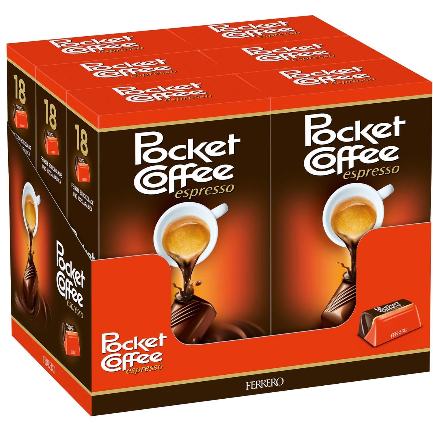 Pocket Coffee (6X 225g Packung)